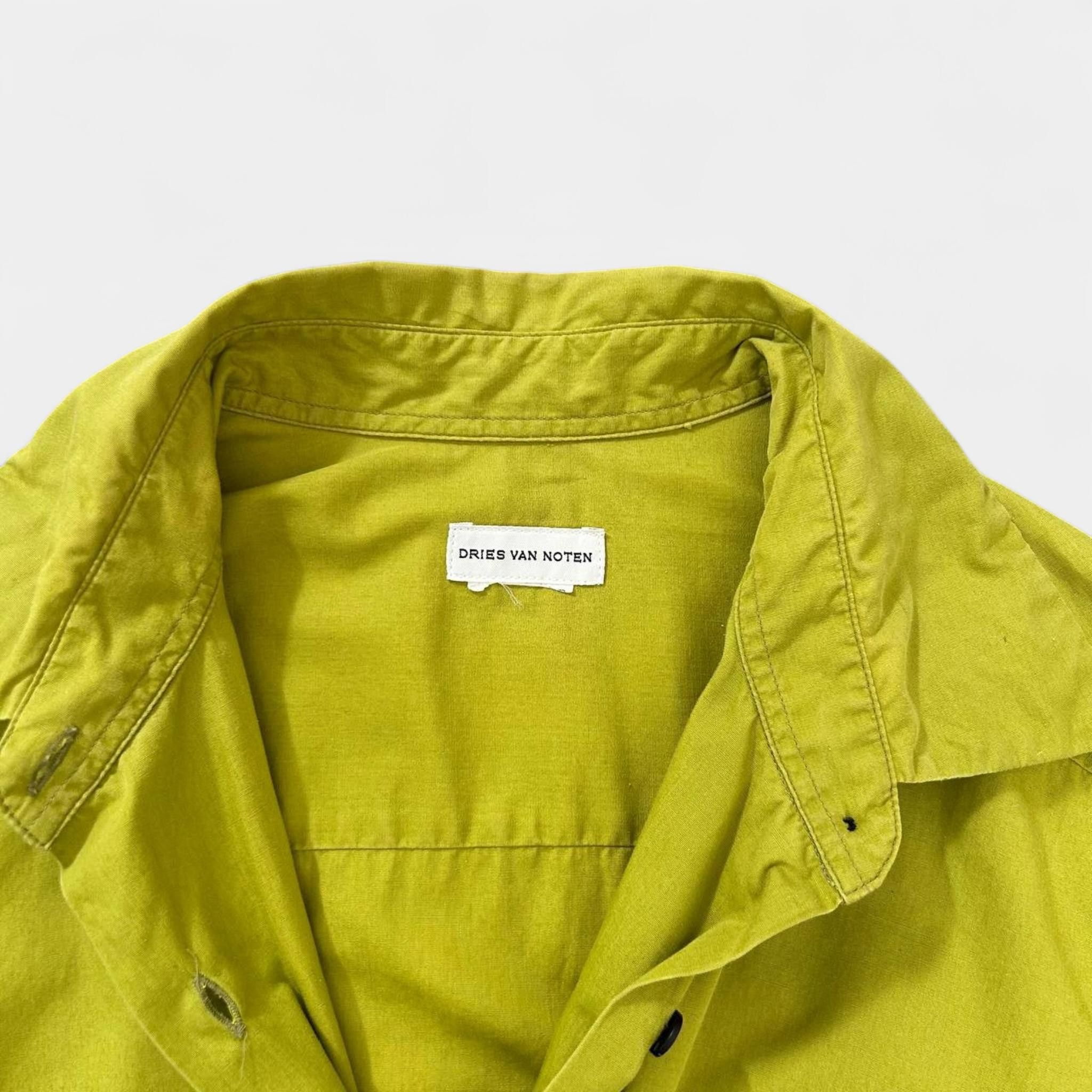 Dries Van Noten Dries Van Noten Button-Zipper Shirt Size 38S - 4 Thumbnail