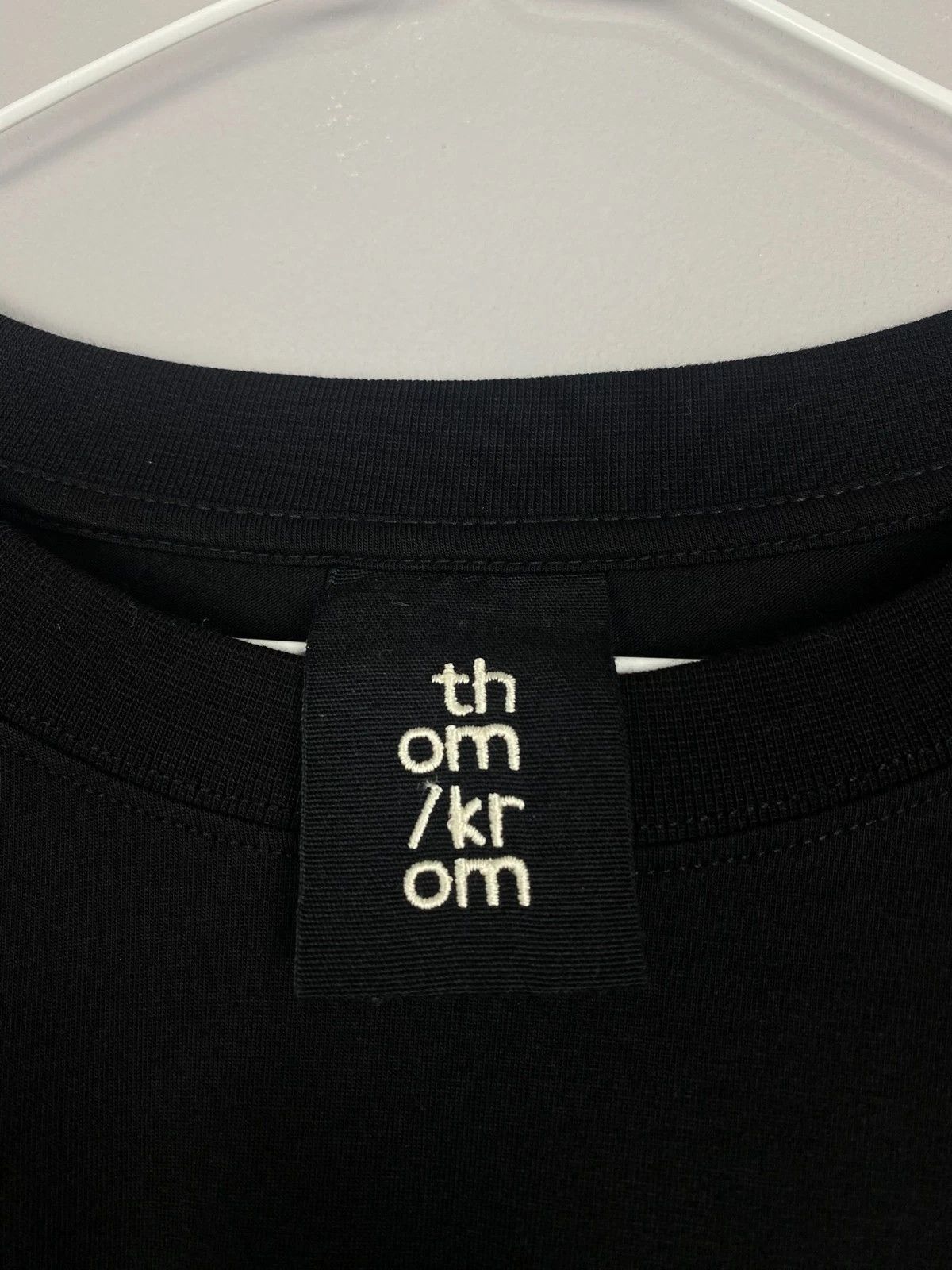 Thom Krom Thom Krom Black Oversized T-Shirt – Size L – Avant-Garde Size US L / EU 52-54 / 3 - 2 Thumbnail