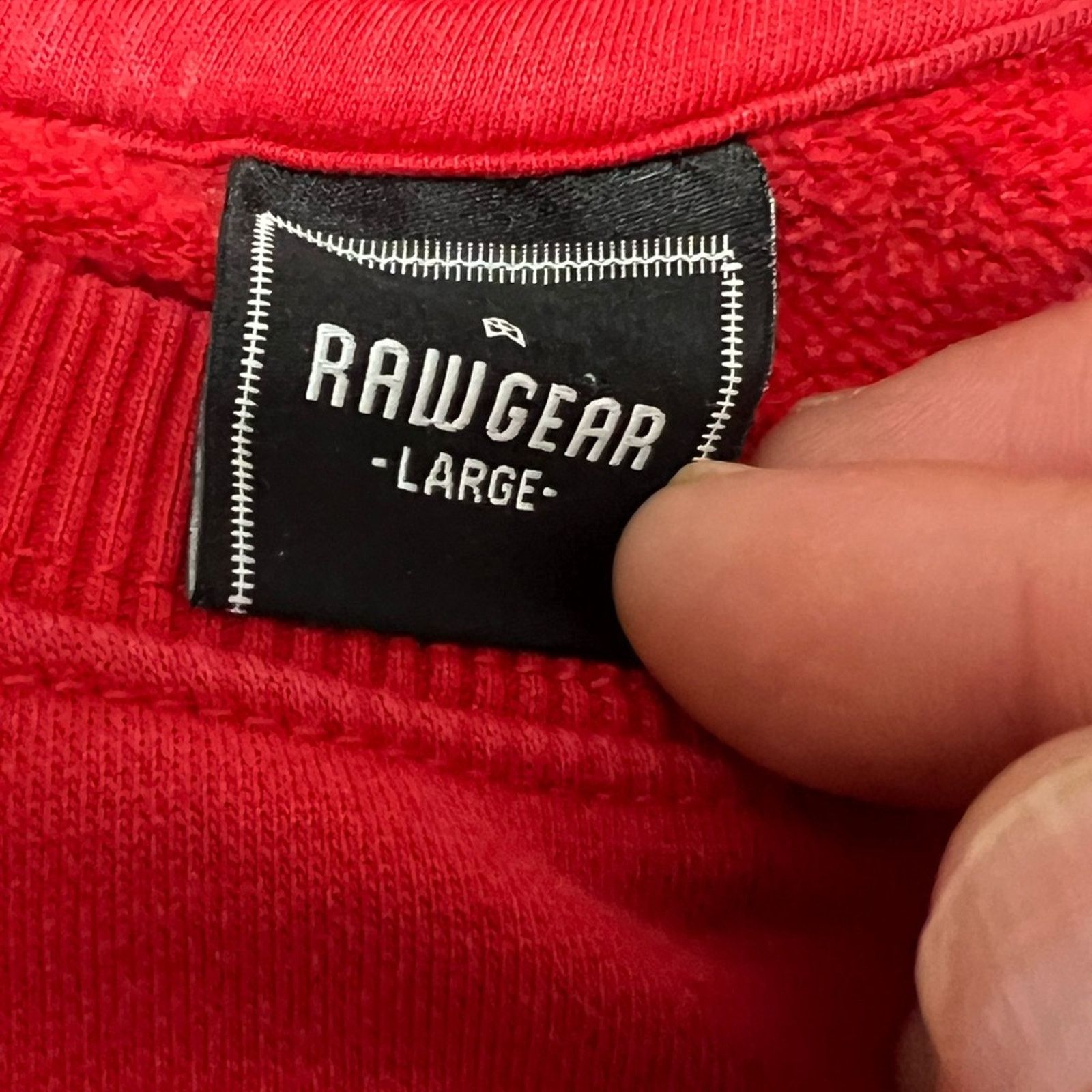 G-Star Raw Gear Crewneck Red Pullover Sweatshirt Gym Weight Lifting Size US L / EU 52-54 / 3 - 5 Thumbnail