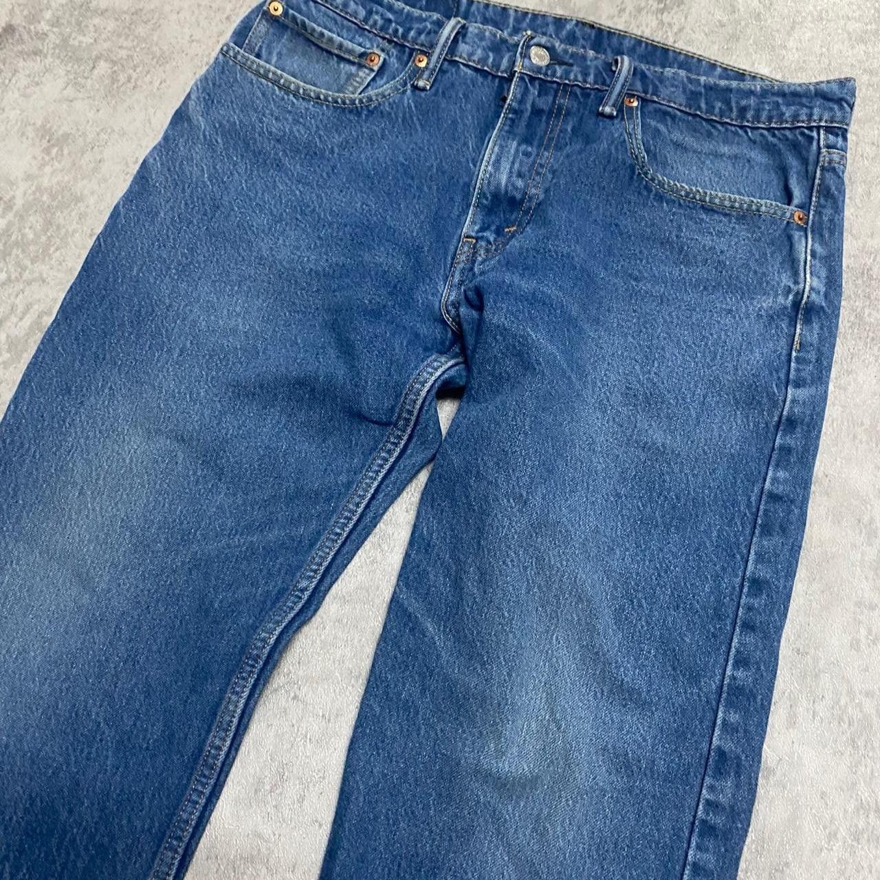 Levi's Levi's 501 blue denim jeans Vintage y2k rap hip hop skate Size US 34 / EU 50 - 4 Thumbnail