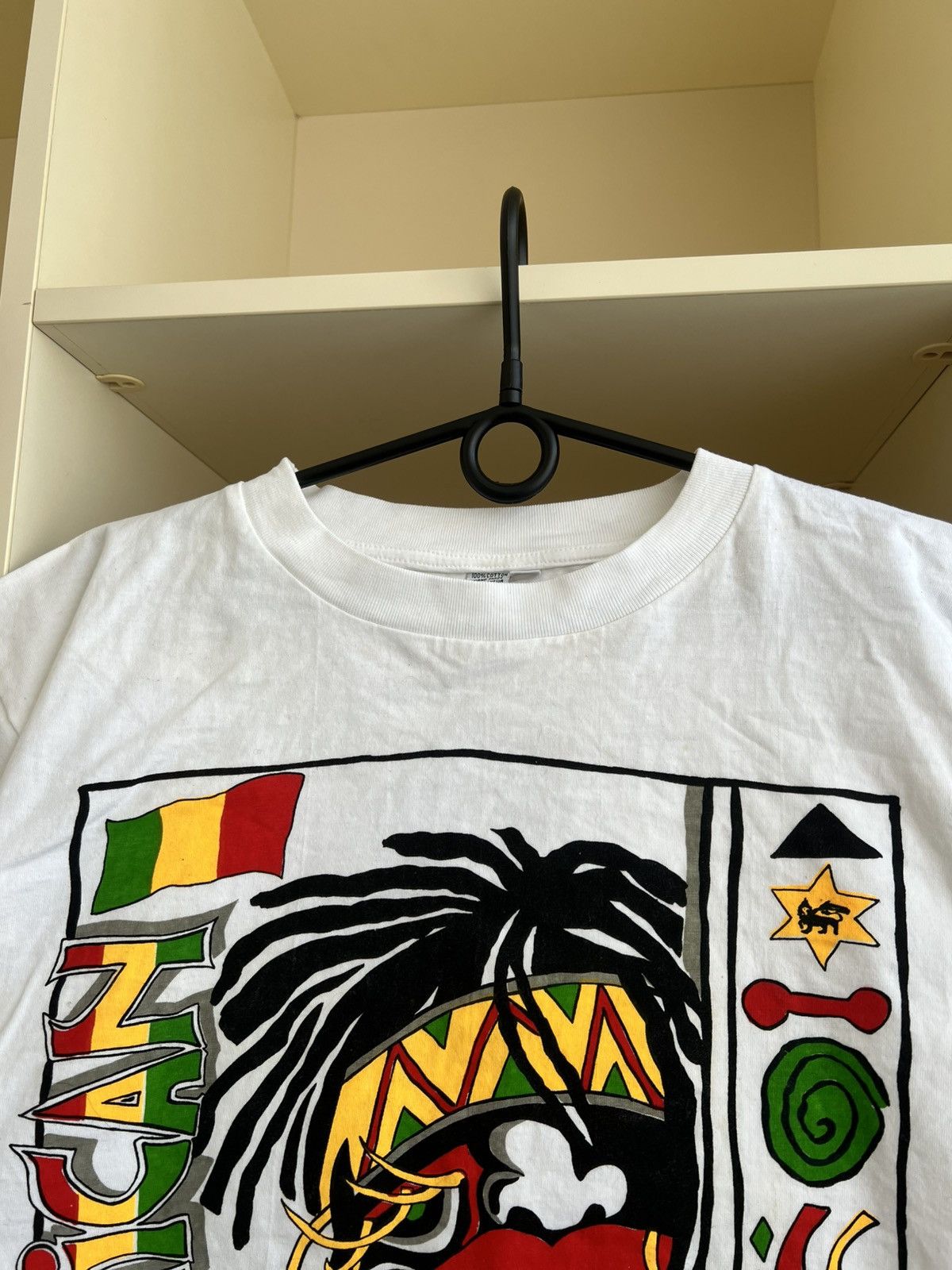 Vintage Vintage Bob Marley Jamaican Style T-Shirt Rare Rasta Freedom Size US L / EU 52-54 / 3 - 6 Thumbnail