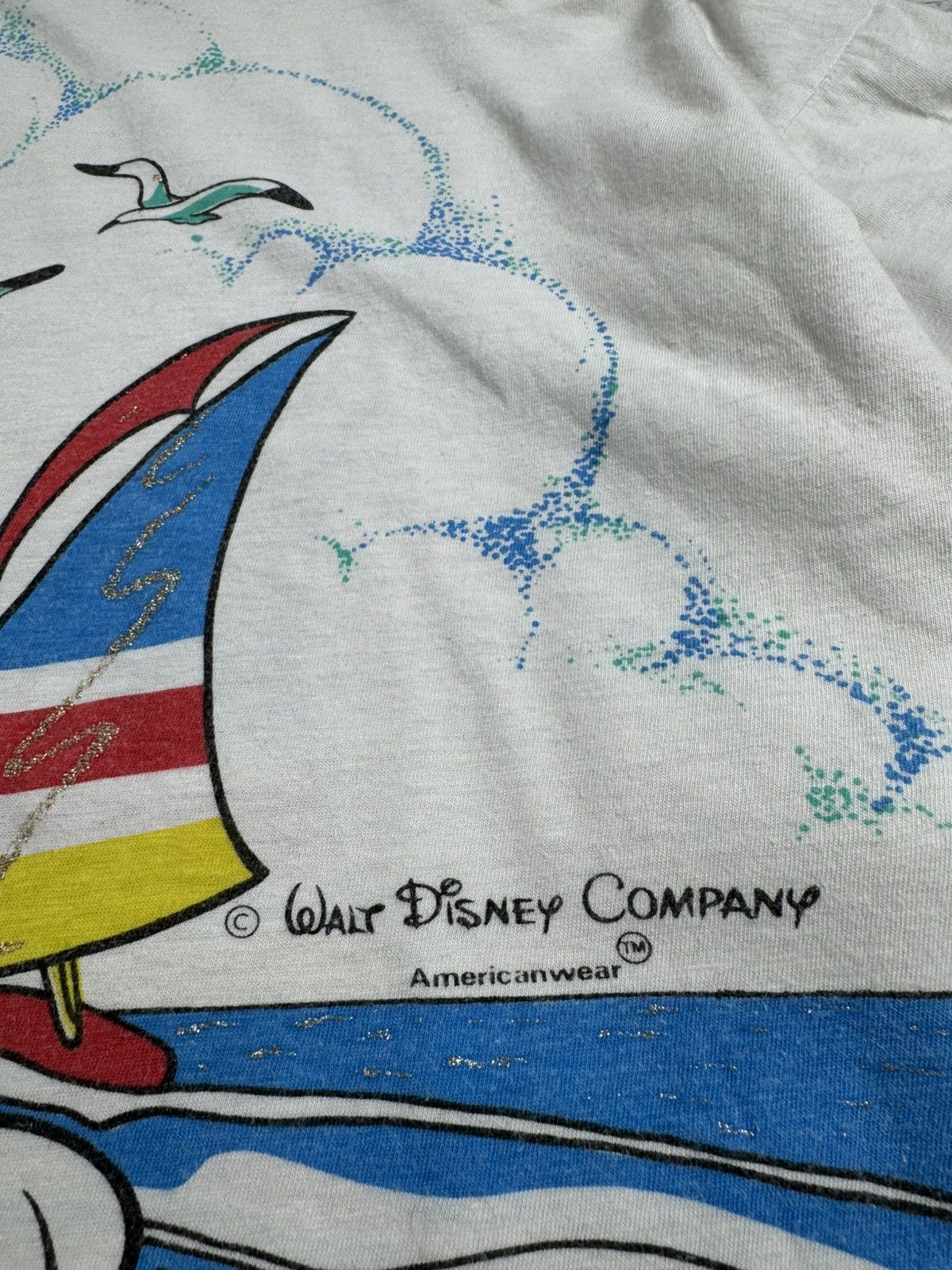 Disney 1980 Americanwear 80S 90S Mickey Mouse Cartoon T Shirt Tee Size US XXL / EU 58 / 5 - 13 Thumbnail