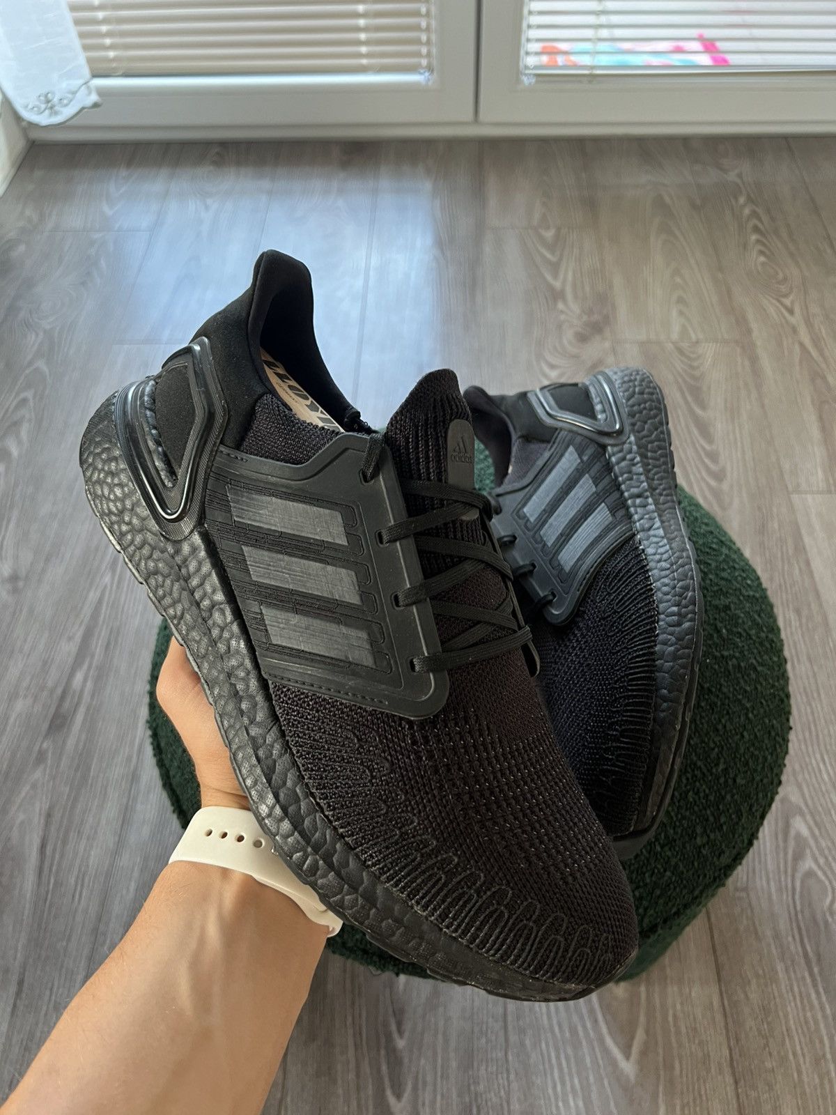 Adidas × Designer ‼️Adidas Utraboost Primeblue Triple Black Knit Sneakers‼️ Size US 10.5 / EU 43-44 - 8 Thumbnail