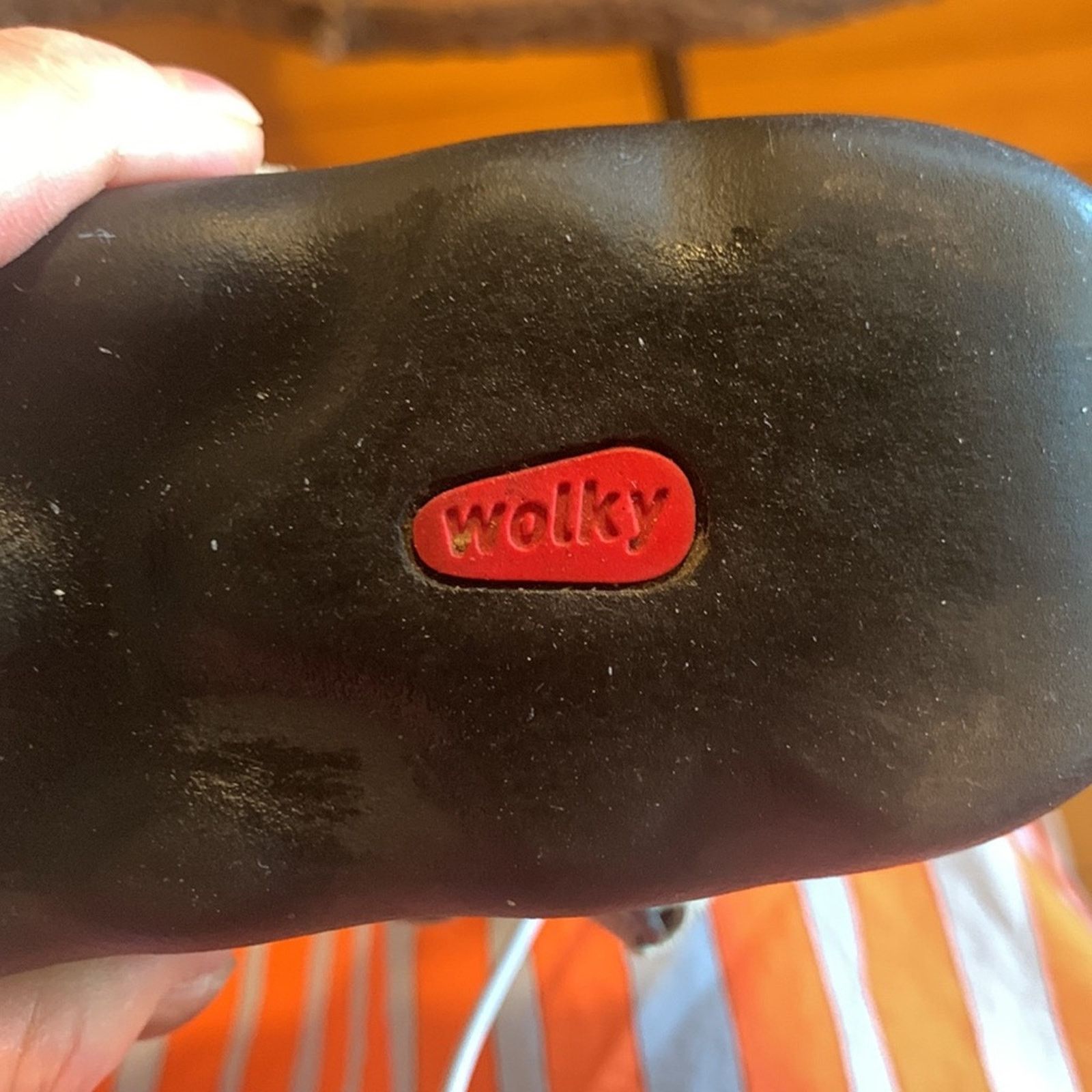 Vintage Wolky metallic gold croc embossed leather Pichu Sandals Size US 7.5 / IT 37.5 - 6 Thumbnail