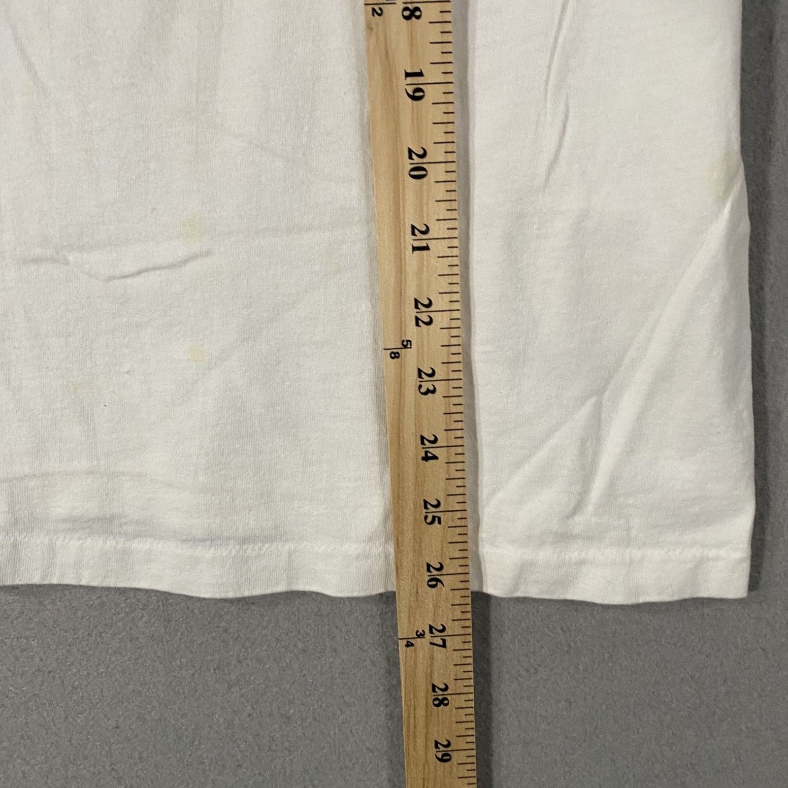 Anvil Vtg '93 Eye on Survival Tiger T Shirt White USA Made Size XL Size US XL / EU 56 / 4 - 7 Thumbnail