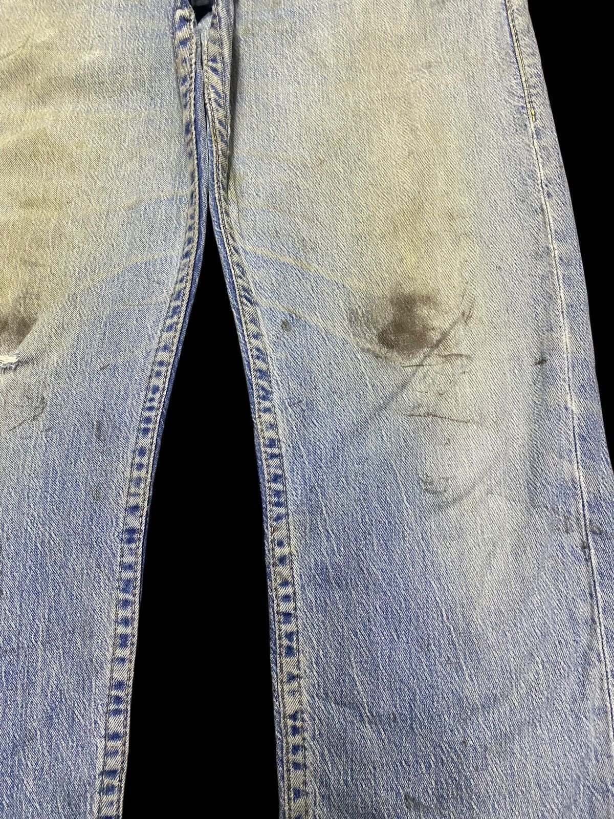 Levi's Made & Crafted Vintage Levis Big E Grunge Distressed Loose Jeans Size US 33 - 8 Thumbnail