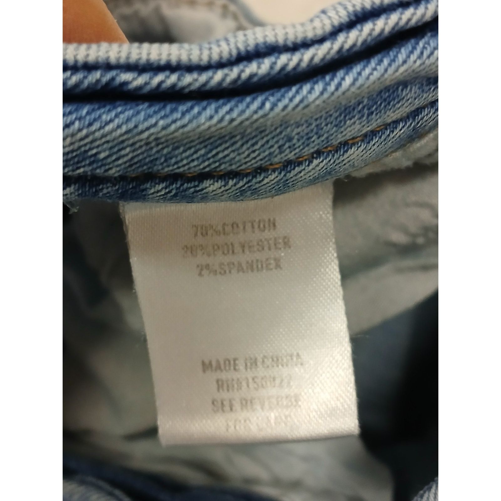 Other Zoe (9) Cotton Blend High Rise Flare Blue Denim Jeans Size 26" / US 2 / IT 38 - 7 Thumbnail