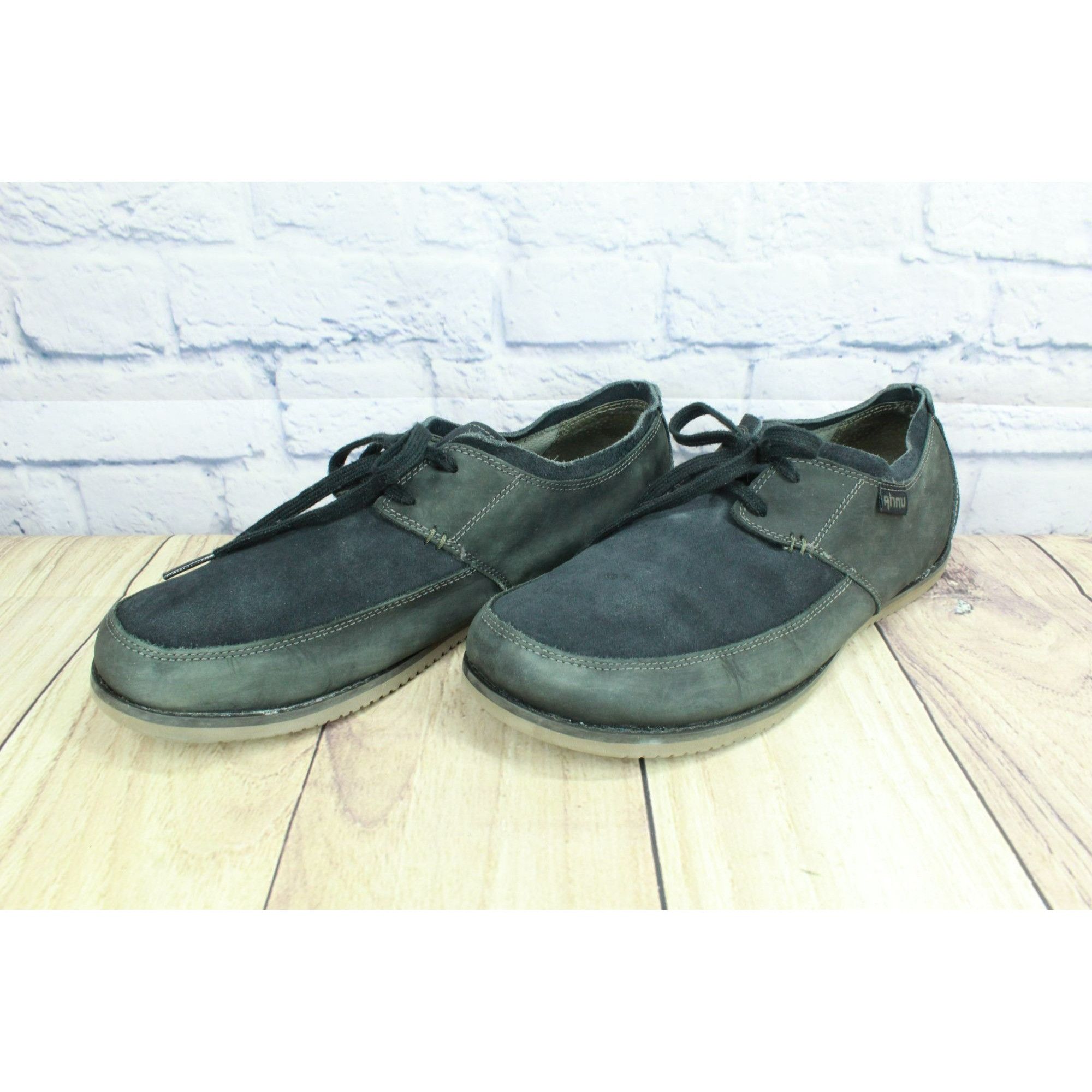 Leather × Other × Vibram Ahnu Parkside Men's Leather Lace Up Vibram Sole Sneaker Size US 12 / EU 45 - 2 Thumbnail