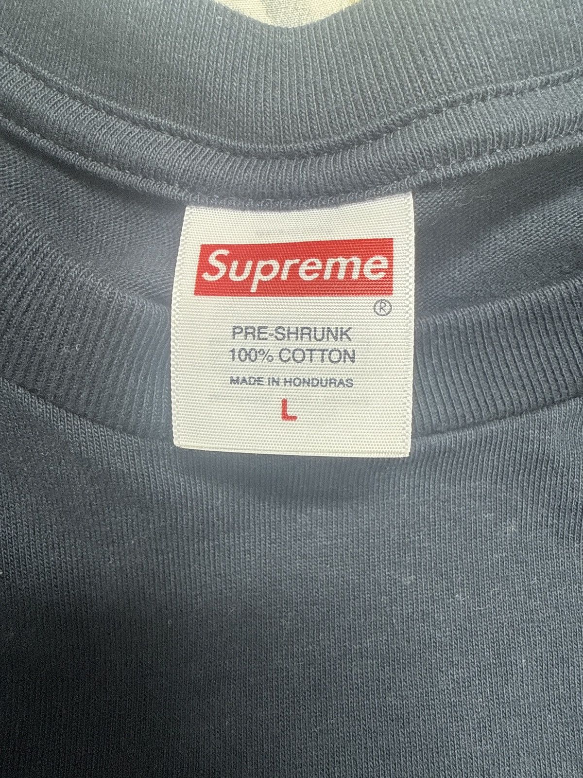 Supreme Supreme Devotion T-Shirt | Navy Size US L / EU 52-54 / 3 - 4 Thumbnail