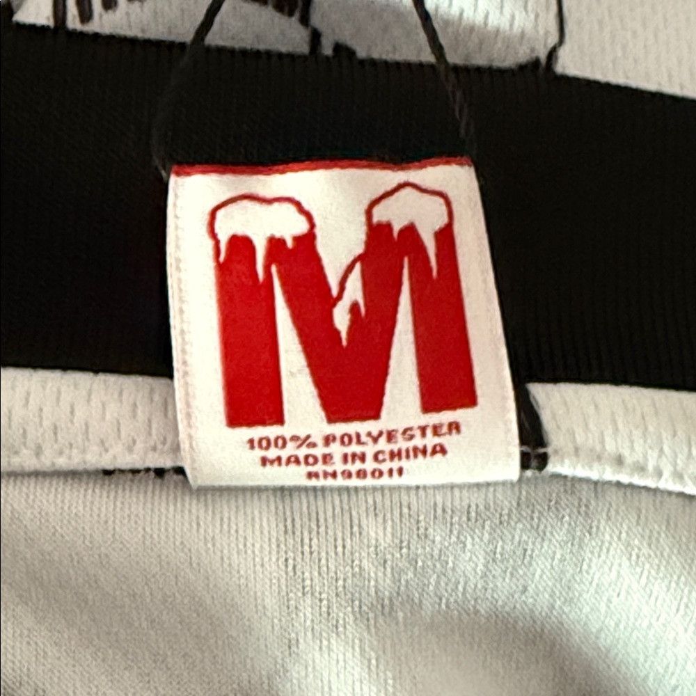 Icecream ICECREAM Stacker Mesh Soccer Jersey Black/White – Size M – Size US M / EU 48-50 / 2 - 7 Thumbnail
