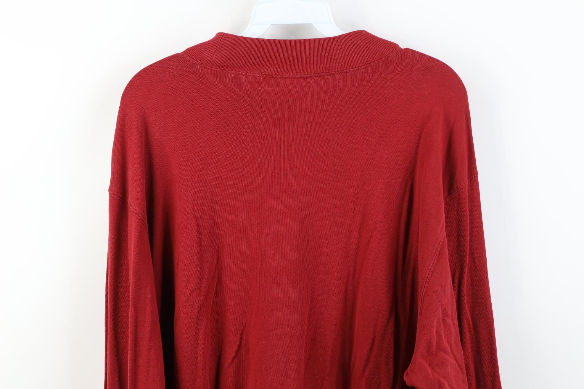Eddie Bauer Vintage 90s Eddie Bauer Thermal Ribbed Mock Neck T-Shirt Size US L / EU 52-54 / 3 - 9 Thumbnail