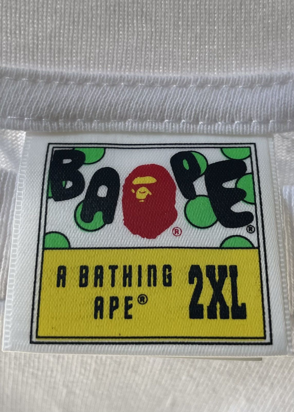 Bape BAPE Soccer #2 Tee White Size US XXL / EU 58 / 5 - 5 Thumbnail