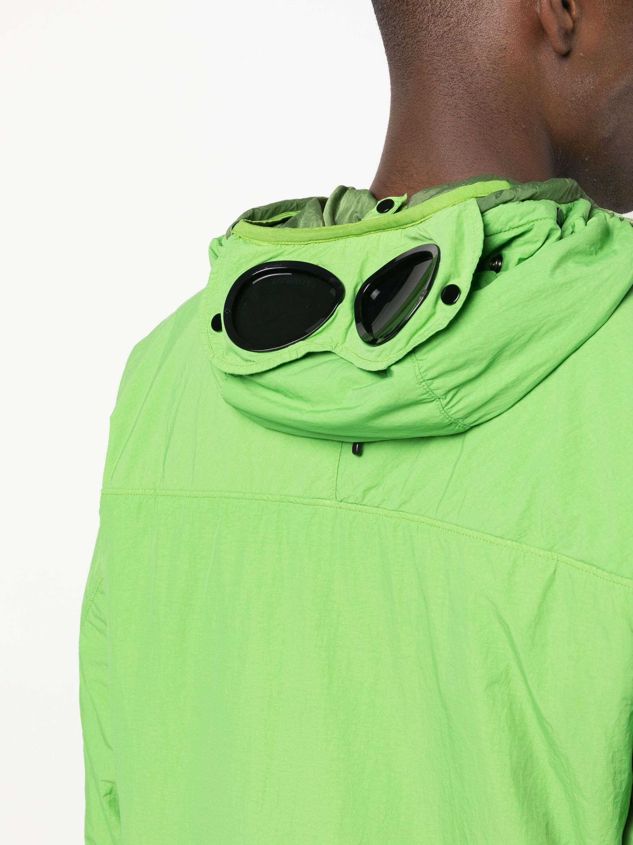 C.P. Company o1y1224 Logo Hooded Jacket in Green Size US M / EU 48-50 / 2 - 5 Thumbnail