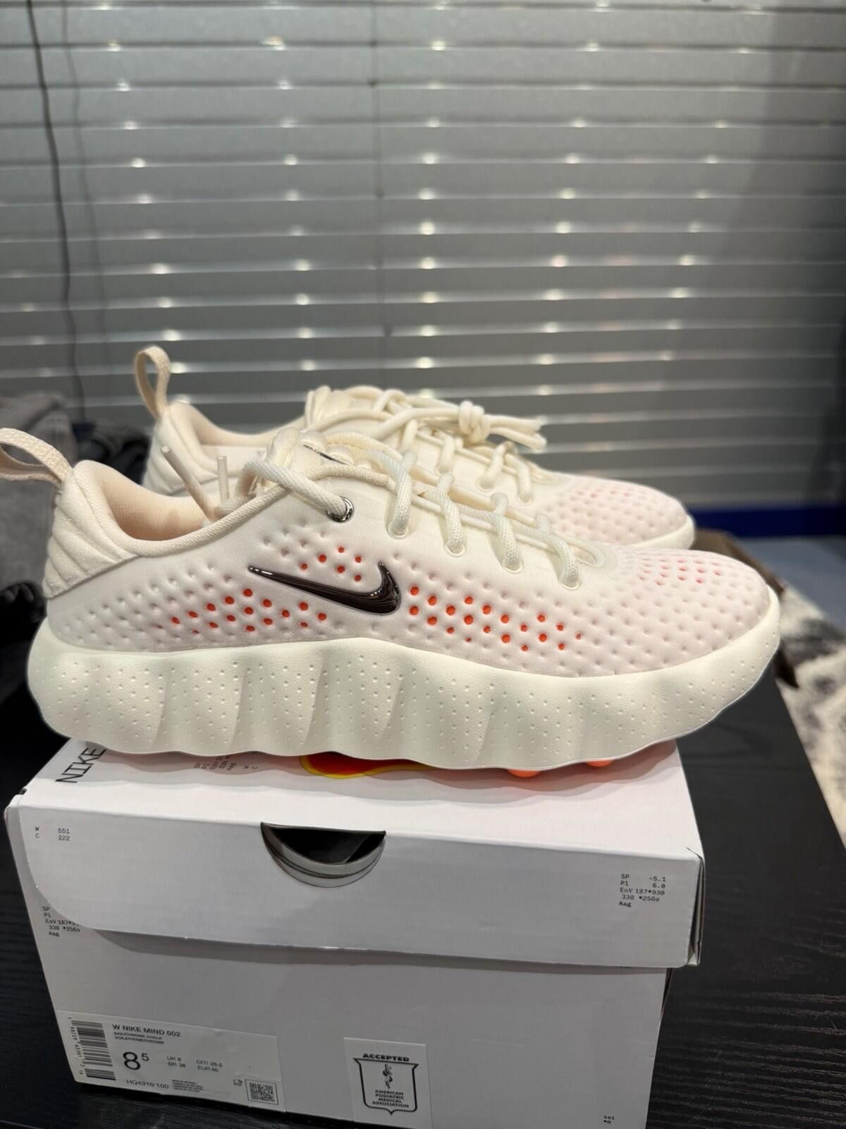 Nike Size 8.5W - Nike Mind 002 Women's Sail HQ4310-100 BRAND NEW Size US 8.5 / IT 38.5 - 3 Thumbnail