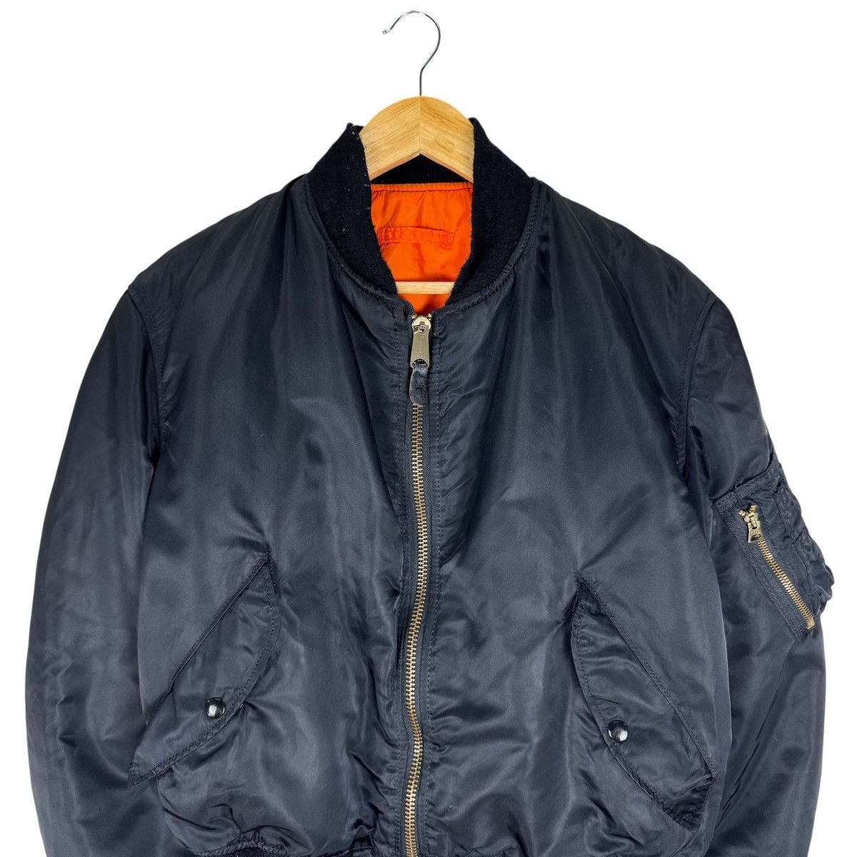 Alpha Industries 🌟ALPHA INDUSTRIES MA-1 FLYERS BOMBER JACKET Size US L / EU 52-54 / 3 - 3 Thumbnail