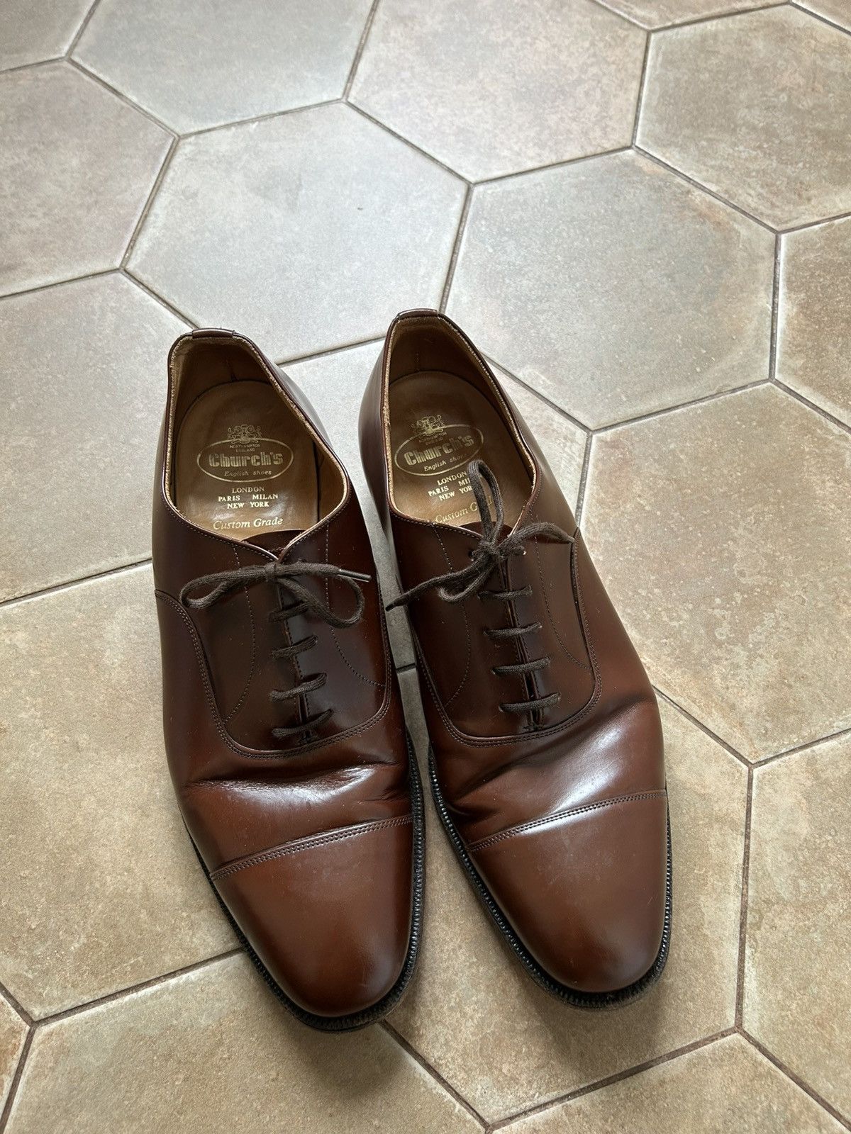 Church's Churchs Derby Cartmel Dress Shoes Size US 13 / EU 46 - 4 Thumbnail