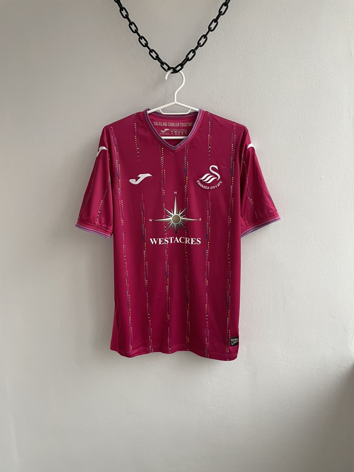 Joma SWANSEA CITY 2023 2024 THIRD FOOTBALL SHIRT SOCCER JERSEY Size US M / EU 48-50 / 2 - 1 Thumbnail