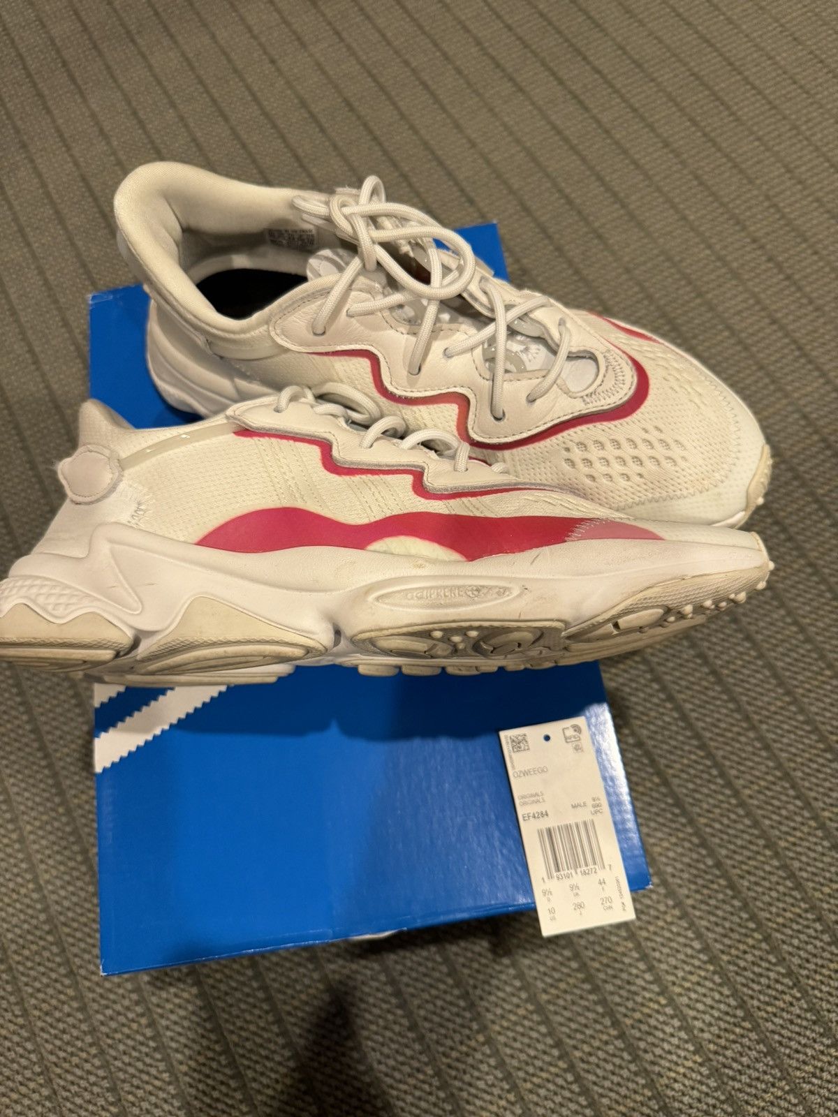 Adidas Osweego Pink trim like new Size US 10 / EU 43 - 2 Thumbnail