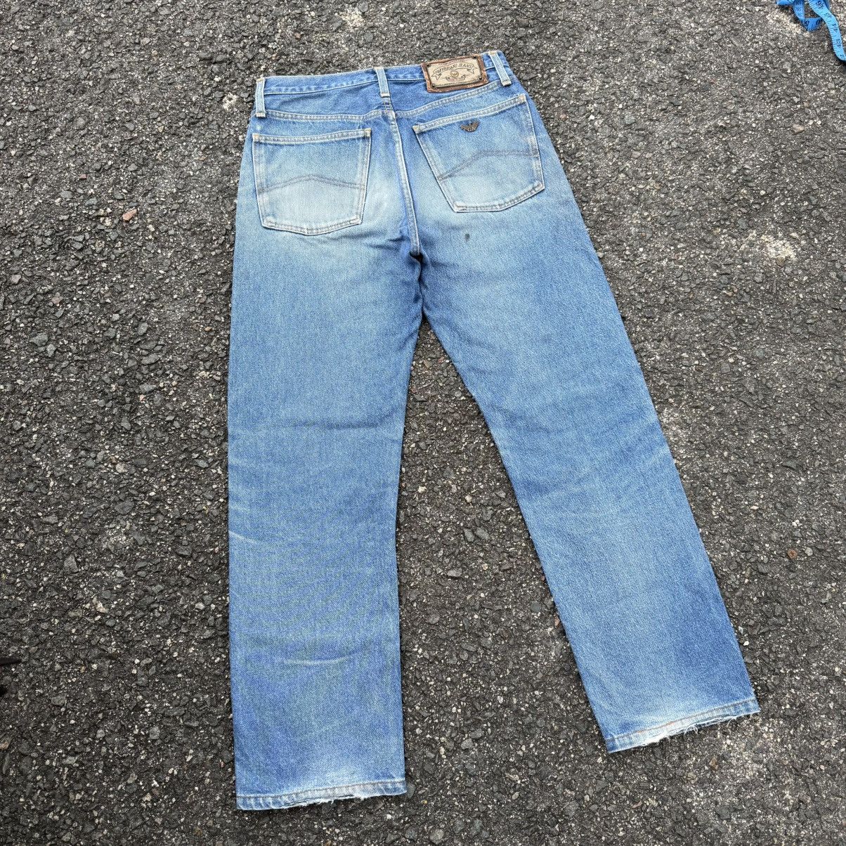 Giorgio Armani VINTAGE ARMANI JEANS 90' LIGHT WASH DENIM JEAN PANTS Size US 31 - 12 Thumbnail