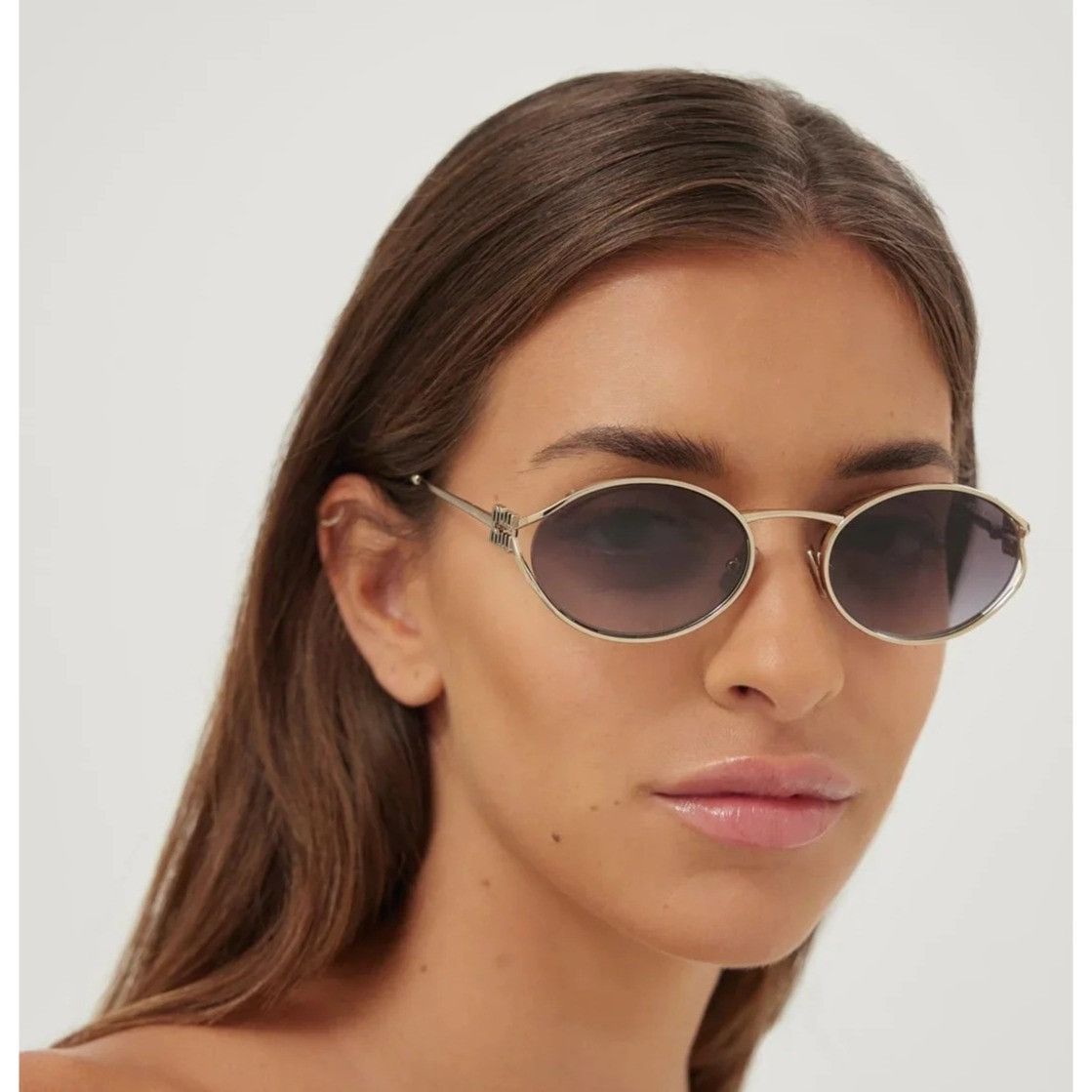 Miu Miu NEW MIU MIU SUNGLASSES MU52YS 5AK04M GREEN MU 52YS, SMU 52Y Size ONE SIZE - 5 Thumbnail