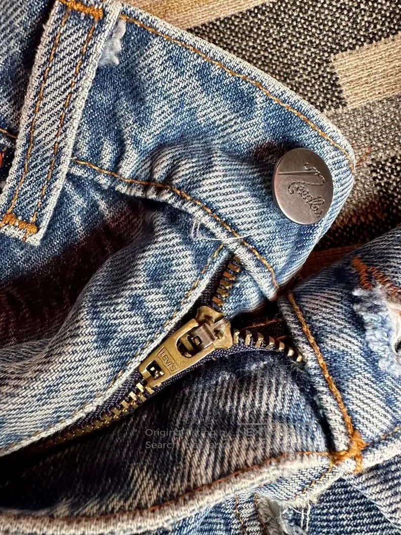 Needles size M Patchwork 3D Cut Machete Jeans