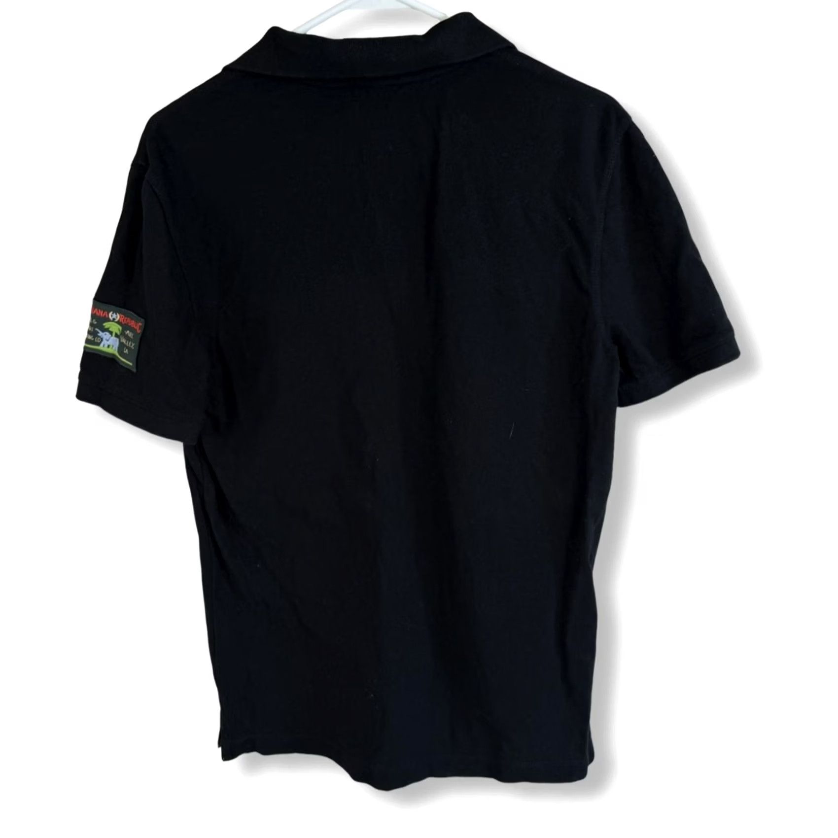 Banana Republic VINTAGE Banana Republic Pique Short Sleeve Pullover Shirt Travel Patches Black Size S Mens Shirt Modern Casual Fit Womens? No Size US S / EU 44-46 / 1 - 2 Thumbnail