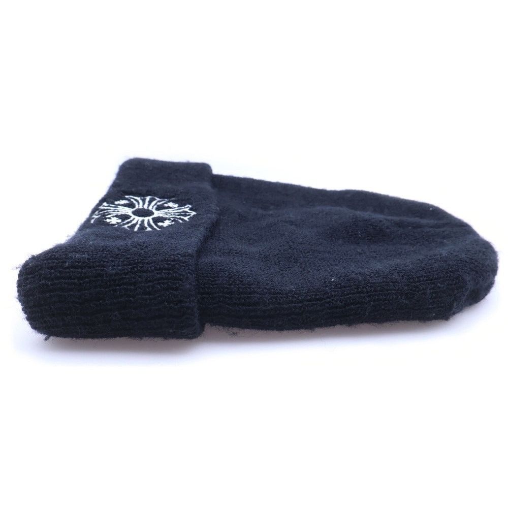 Chrome Hearts Chrome Hearts Wool Watch Cap Black Beanie Hat Size ONE SIZE - 3 Thumbnail