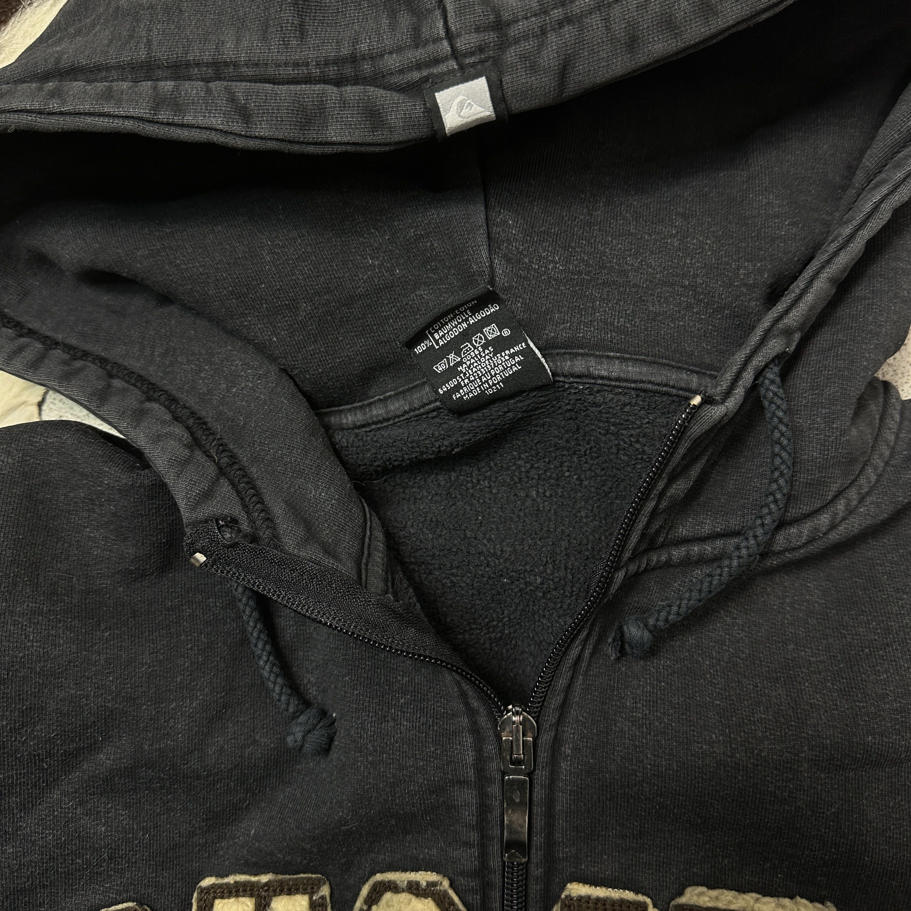 Etnies Vintage Streetwear Sporty Skater Quiksilver Zip Hoodie Y2K Size US L / EU 52-54 / 3 - 5 Thumbnail