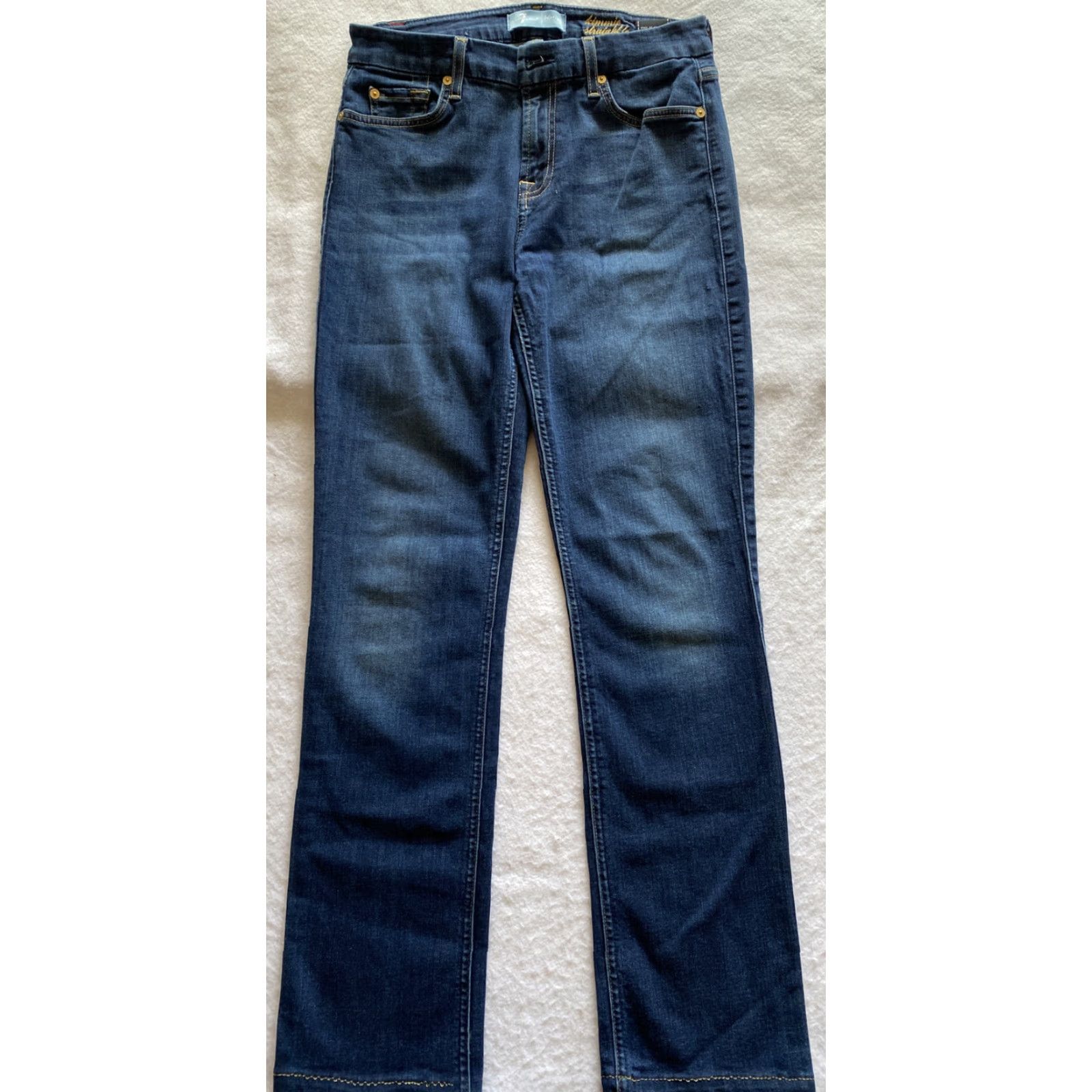 7 For All Mankind 7 For All Mankind Jeans Women’s Jeans Skinny Regular 30 30 29 Blue Stretch Womens Slim Straight 90s? Size 30" / US 8 / IT 44 - 2 Thumbnail