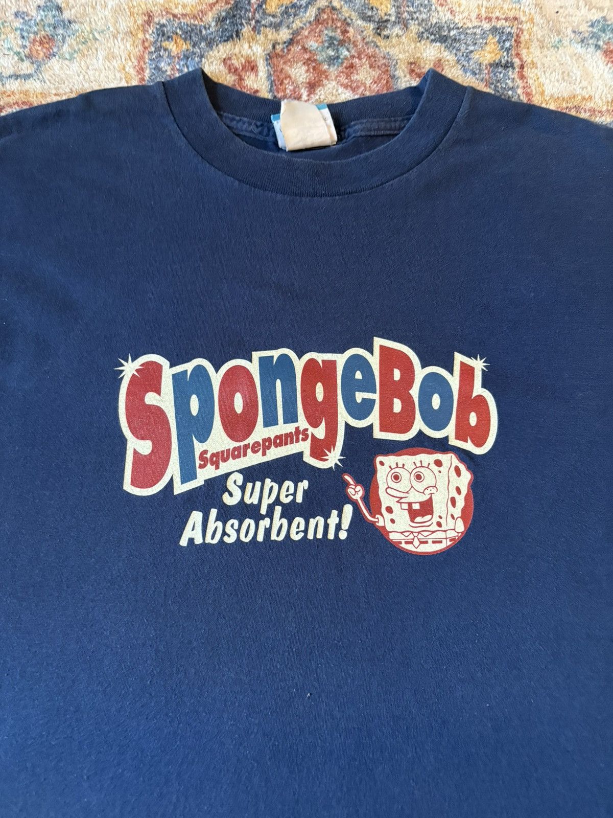Vintage Vintage SpongeBob SquarePants Super Absorbent T-shirt Large Size US L / EU 52-54 / 3 - 4 Thumbnail