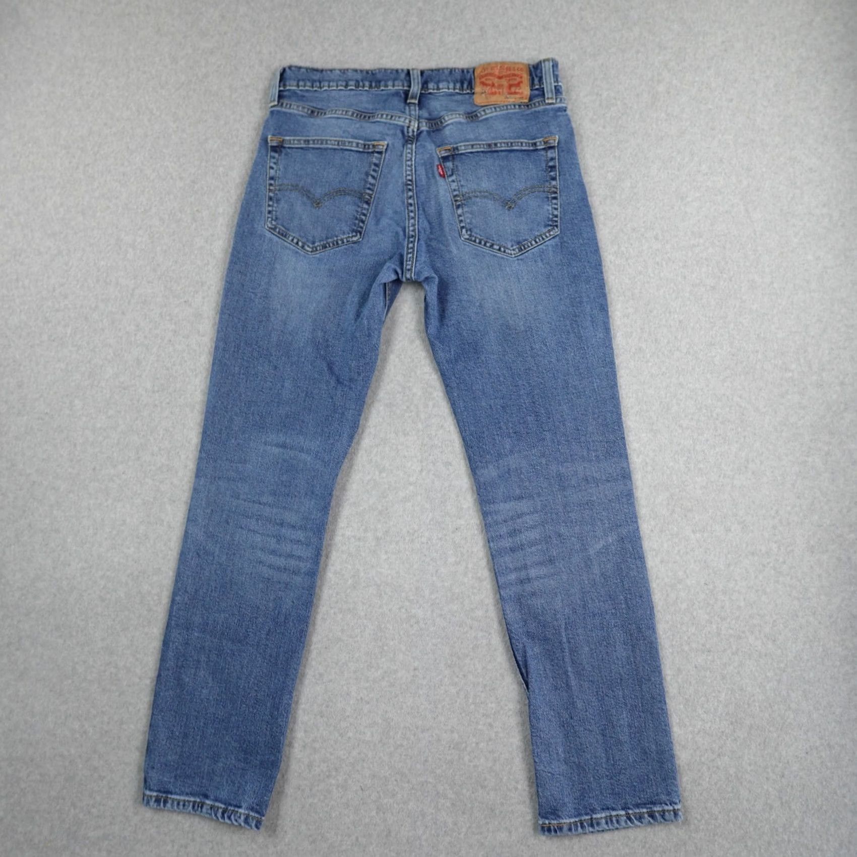 Levi's Levi's 511 Jeans Mens 32 (32X29) Medium Blue Denim 5-Pocket Slim Straight Rise Mid Inseam 29 Size US 32 / EU 48 - 2 Thumbnail