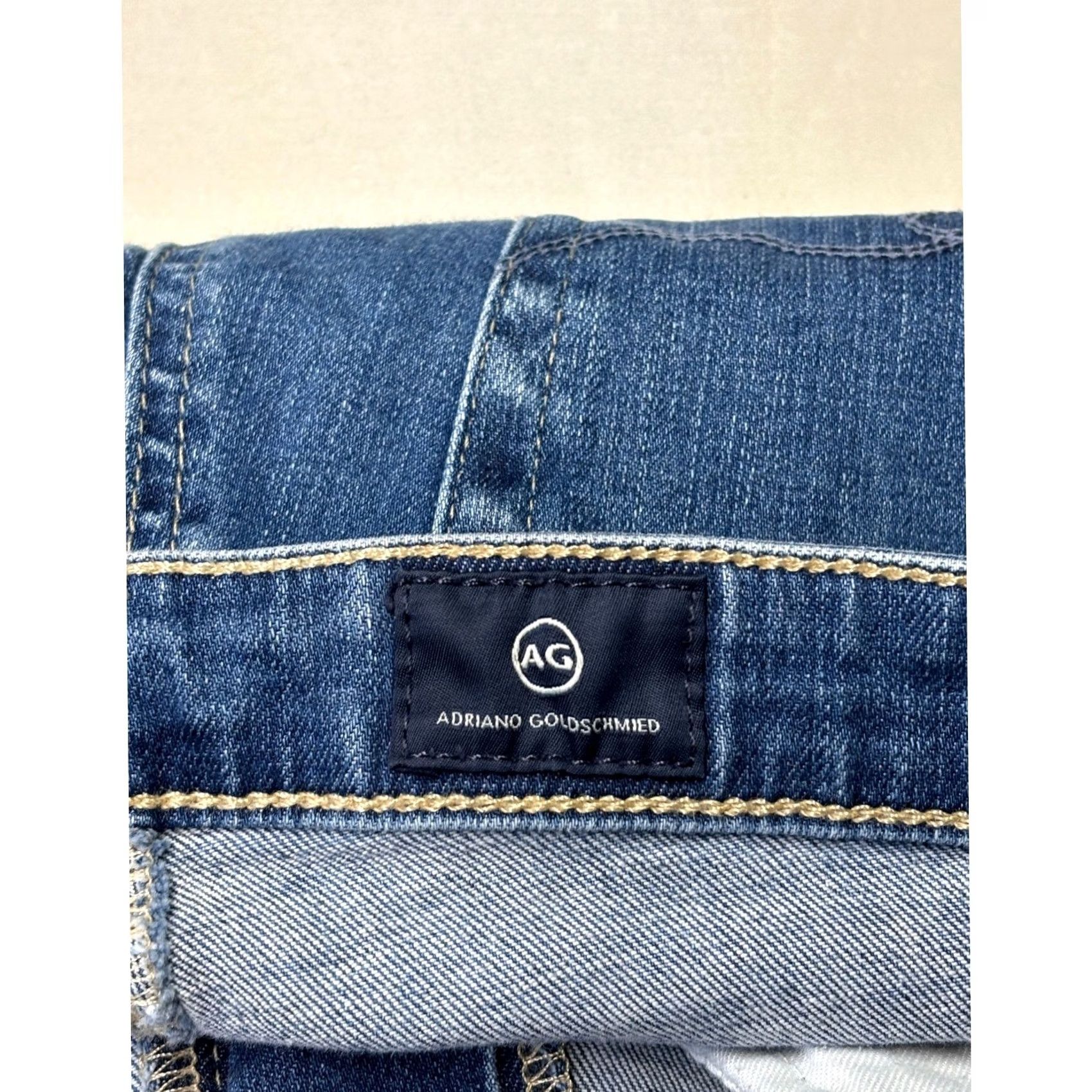 Vintage AG Adriano Goldschmied Cropped Denim Jeans - Premium Fit 31x25 Size 24" / US 00 / IT 34 - 5 Thumbnail