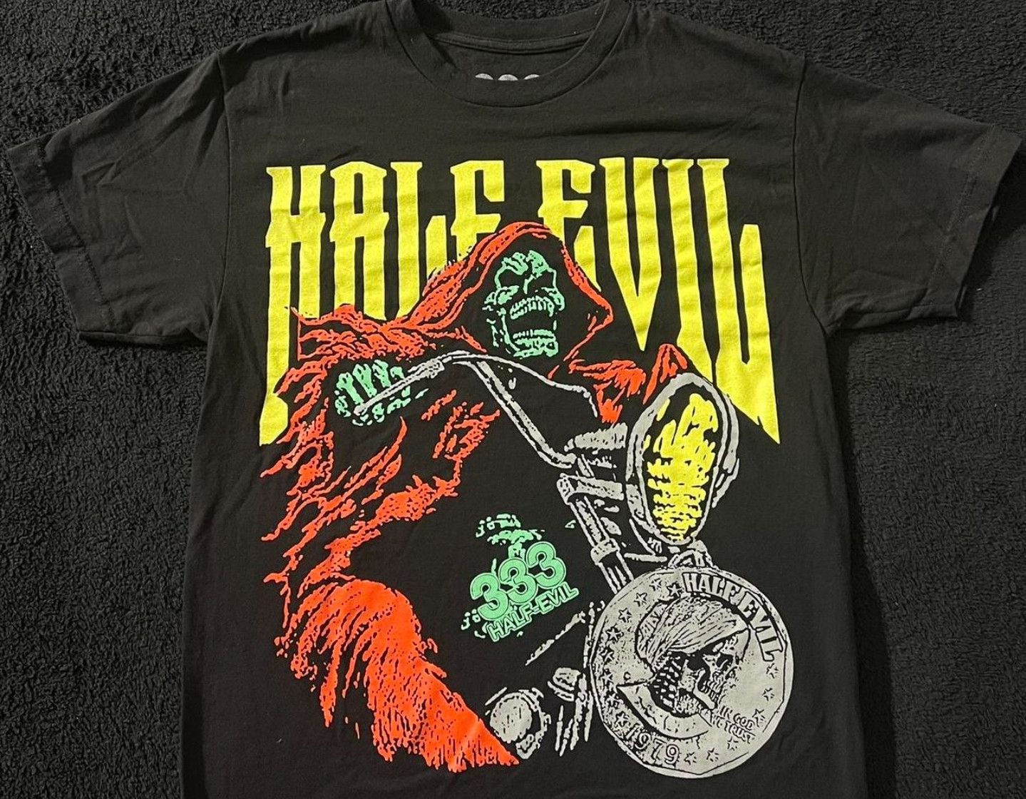 Half Evil Half Evil Night Rider Tee Size US XL / EU 56 / 4 - 3 Thumbnail