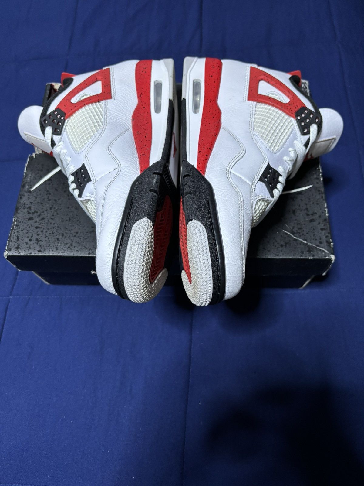 Jordan Brand Jordan 4 Retro Red Cement 2023 Size 10.5 Size US 10.5 / EU 43-44 - 3 Thumbnail