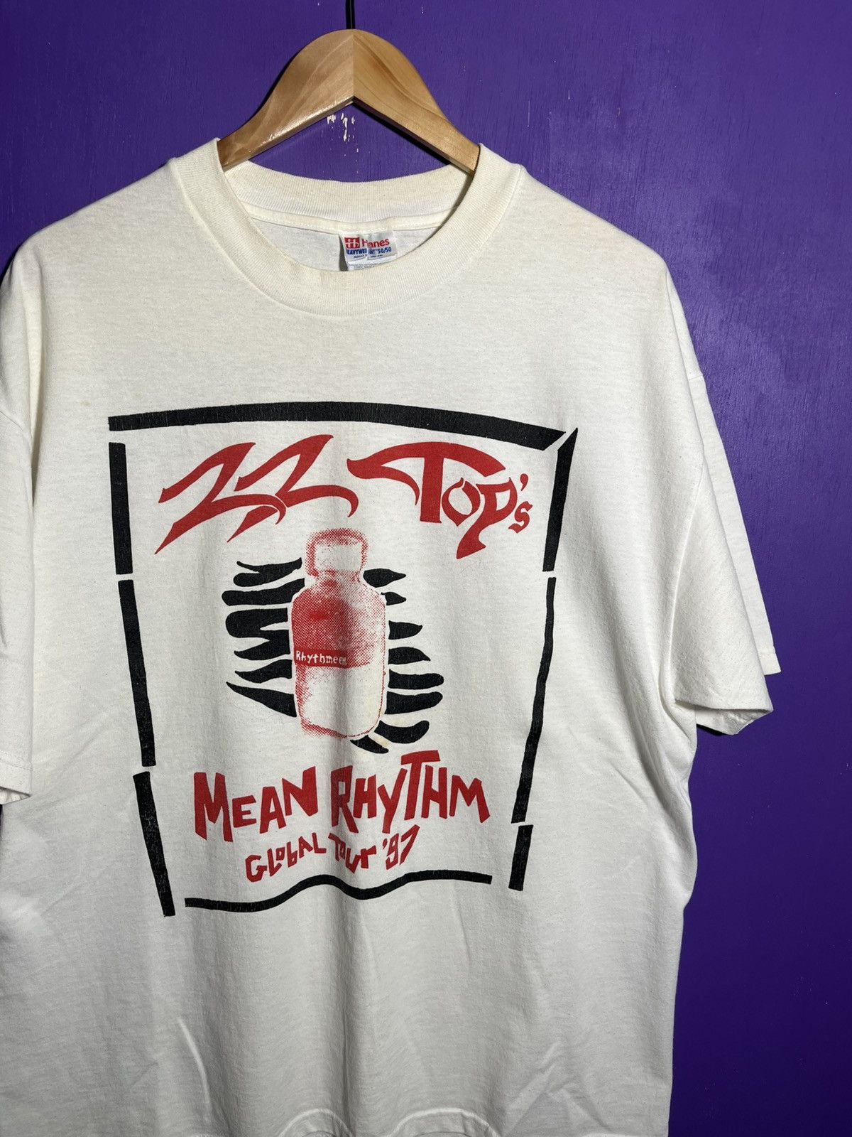 Band Tees × Vintage Vintage 1997 ZZ Top mean Rythm tour t-shirt Size US XL / EU 56 / 4 - 3 Thumbnail