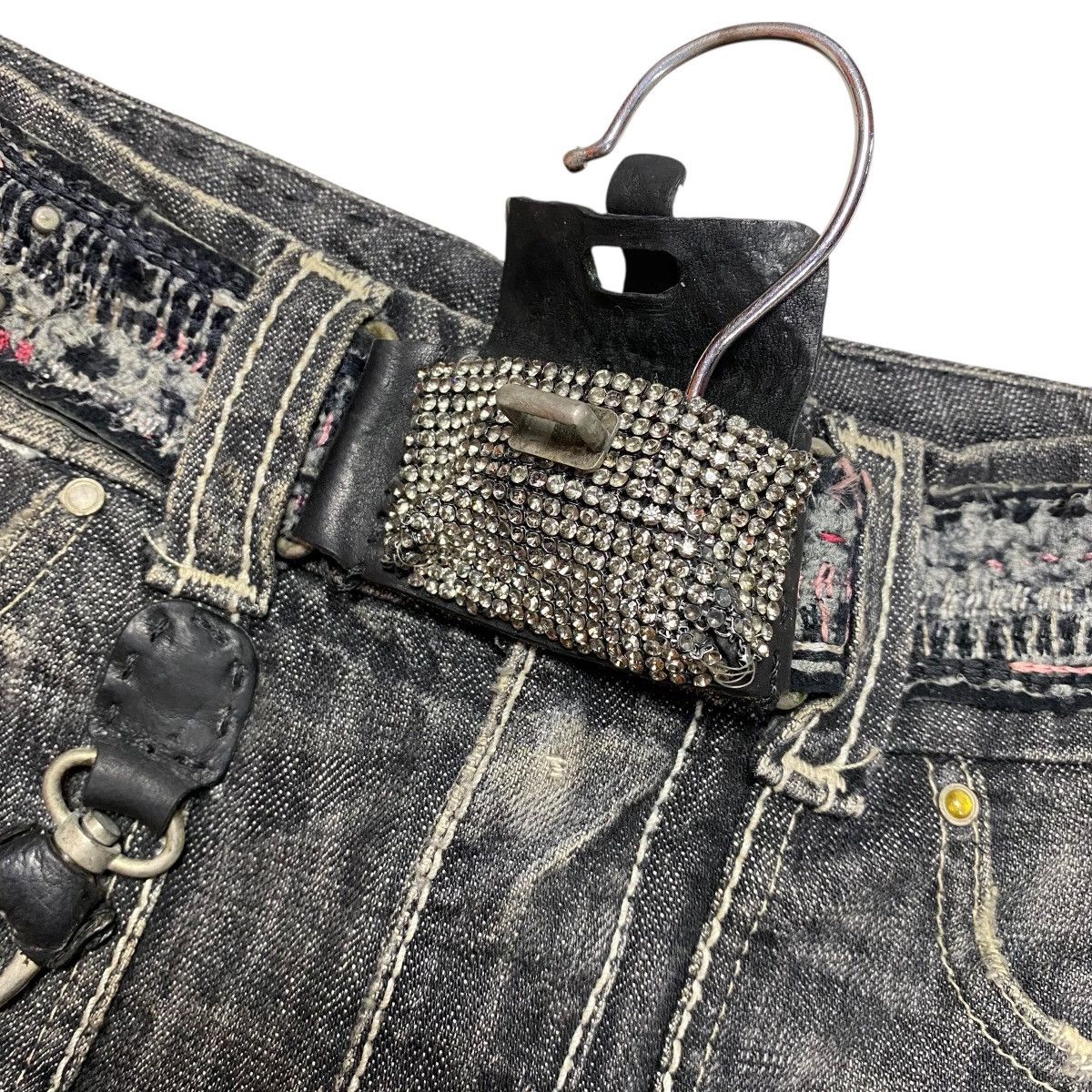 Ermanno Scervino Ermanno Scervino Patchwork Flared Denim Pants Size US 28 / EU 44 - 5 Thumbnail