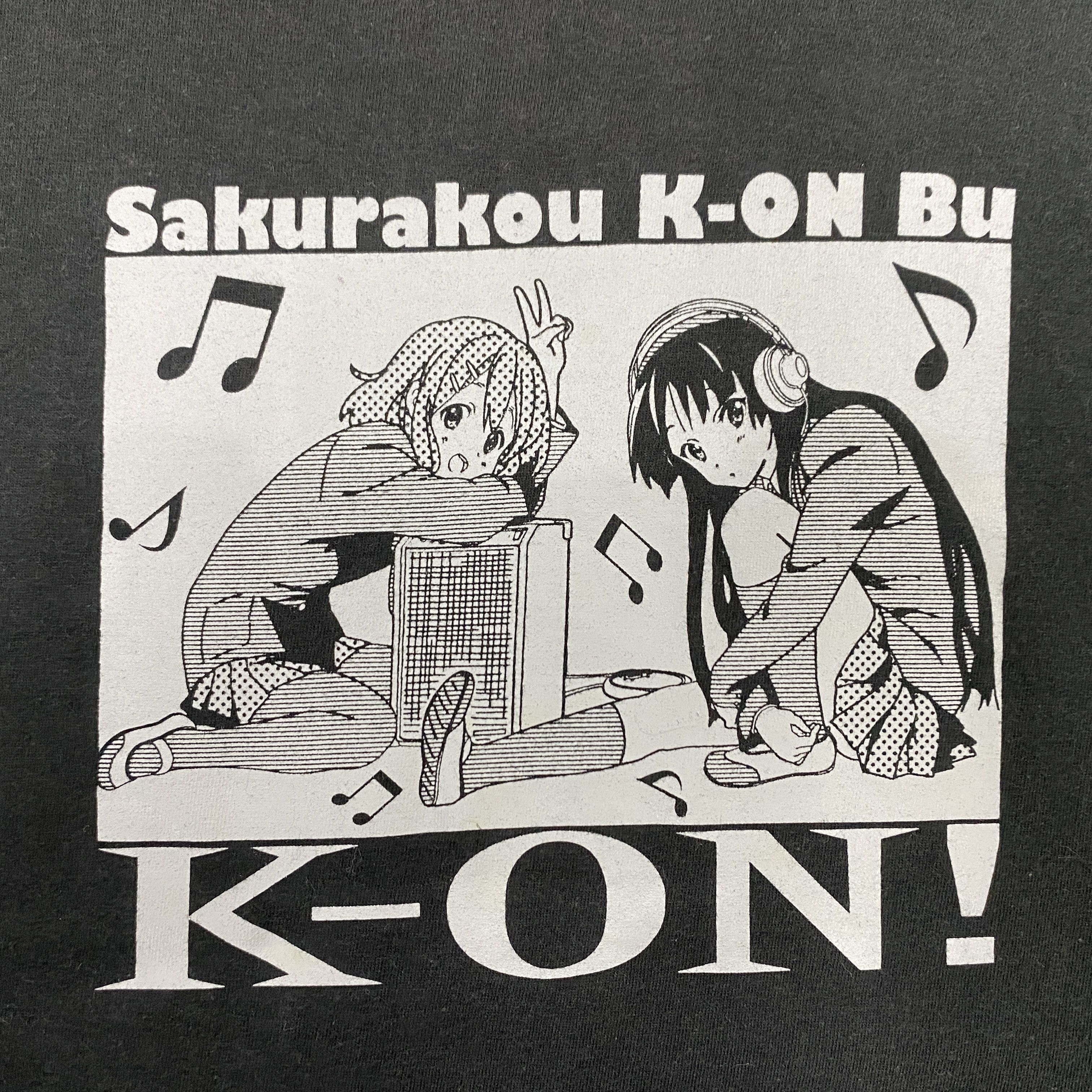 Anime Vintage Sakurakou K-ON Bu T-Shirt - H088 Size US M / EU 48-50 / 2 - 3 Thumbnail