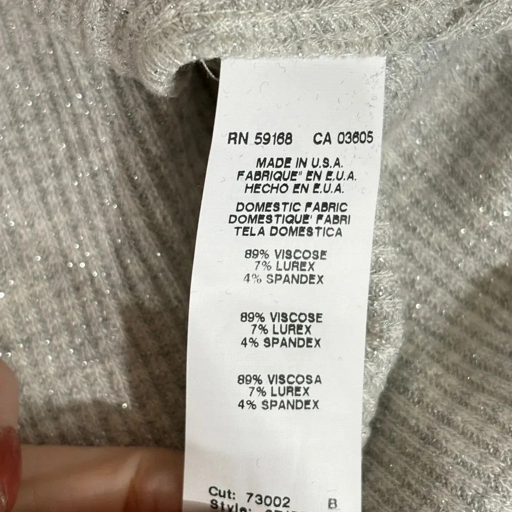 Other Fifteen Twenty Metallic silver/grey Shirt Size M / US 6-8 / IT 42-44 - 4 Thumbnail