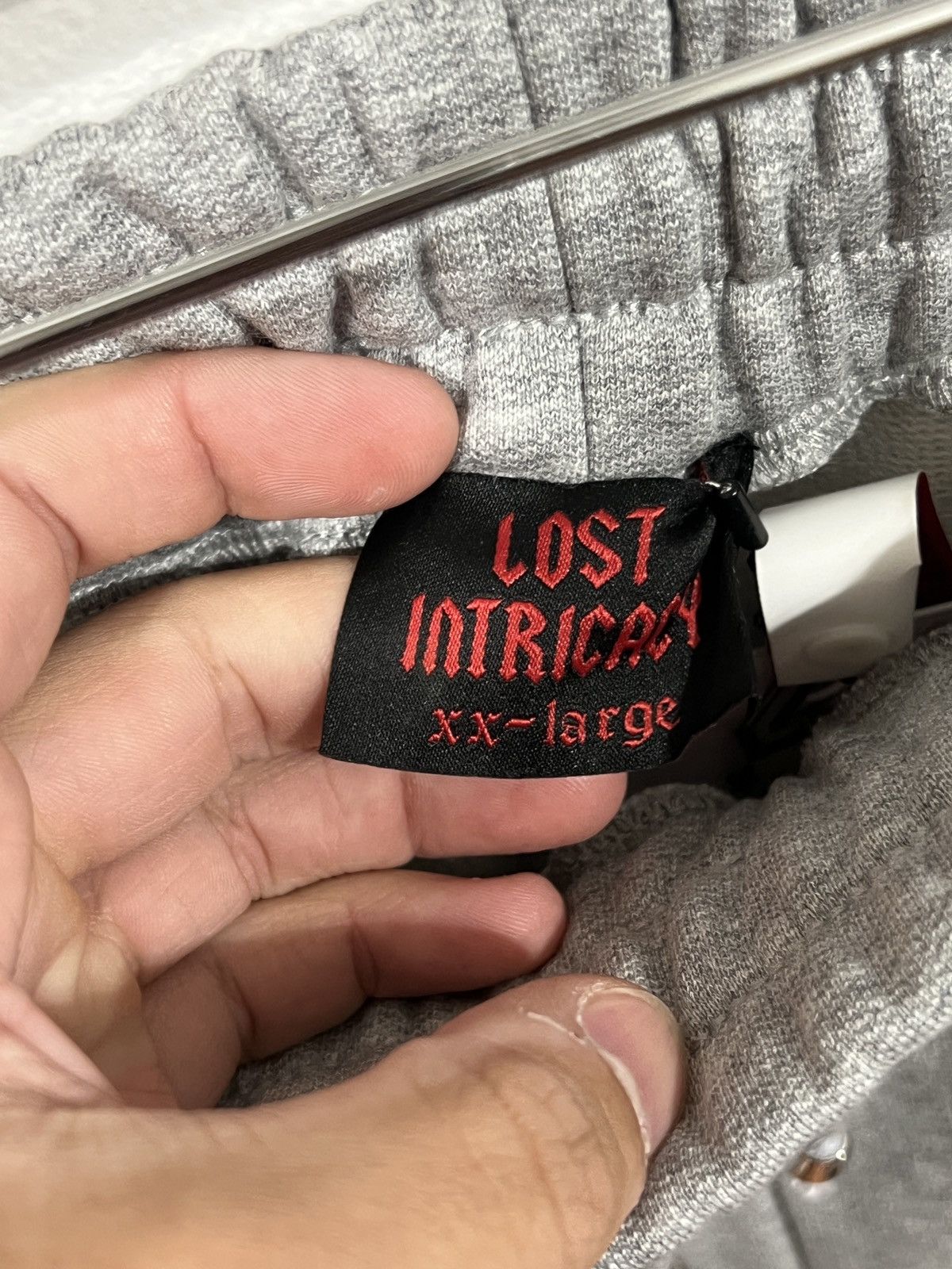 LOST INTRICACY Lost Intricacy Crimson Stones Gray Short Size US 38 / EU 54 - 3 Thumbnail