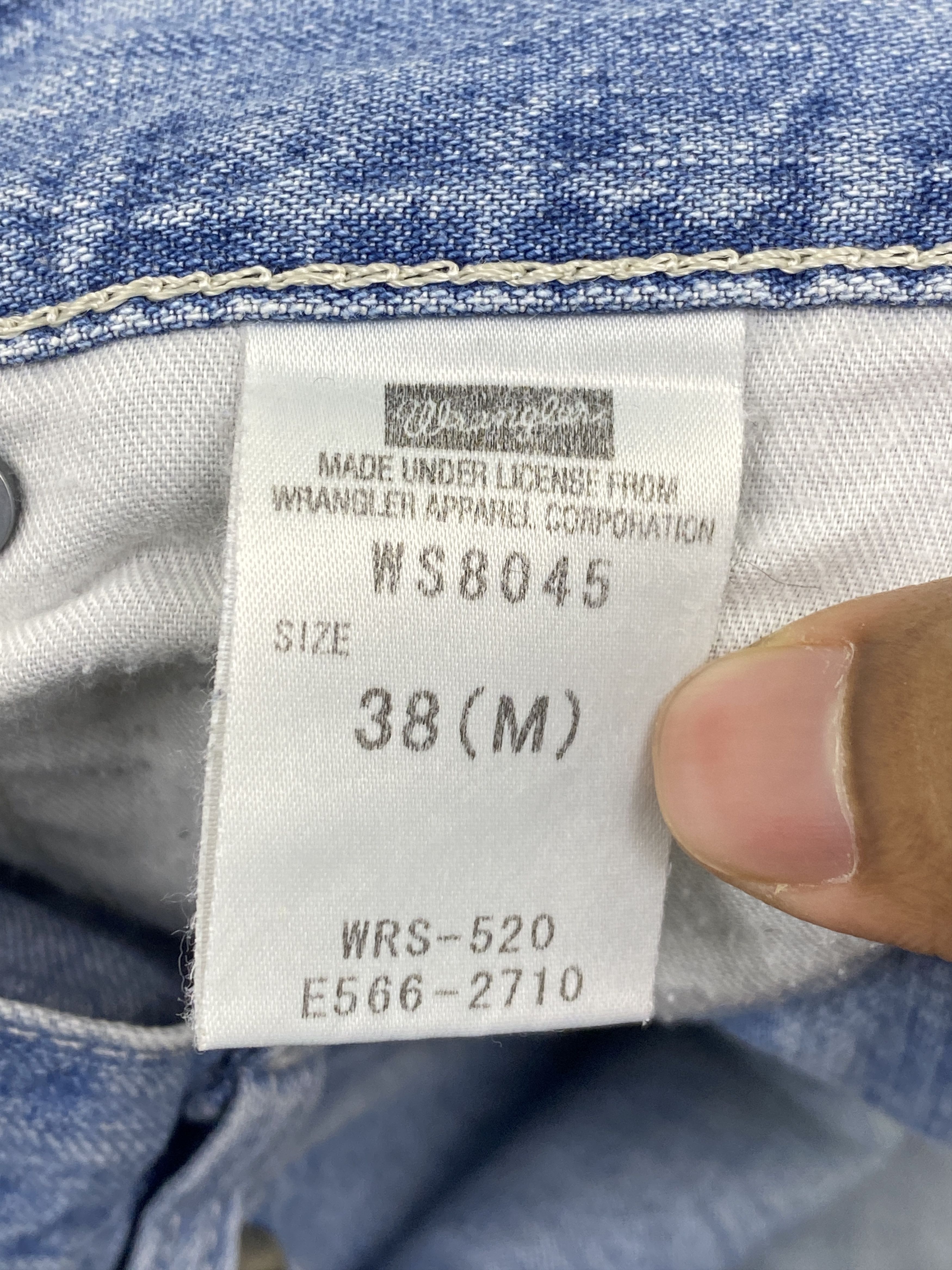 Vintage Vintage Wrangler Faded Jeans DP2717 Size US 30 / EU 46 - 12 Thumbnail