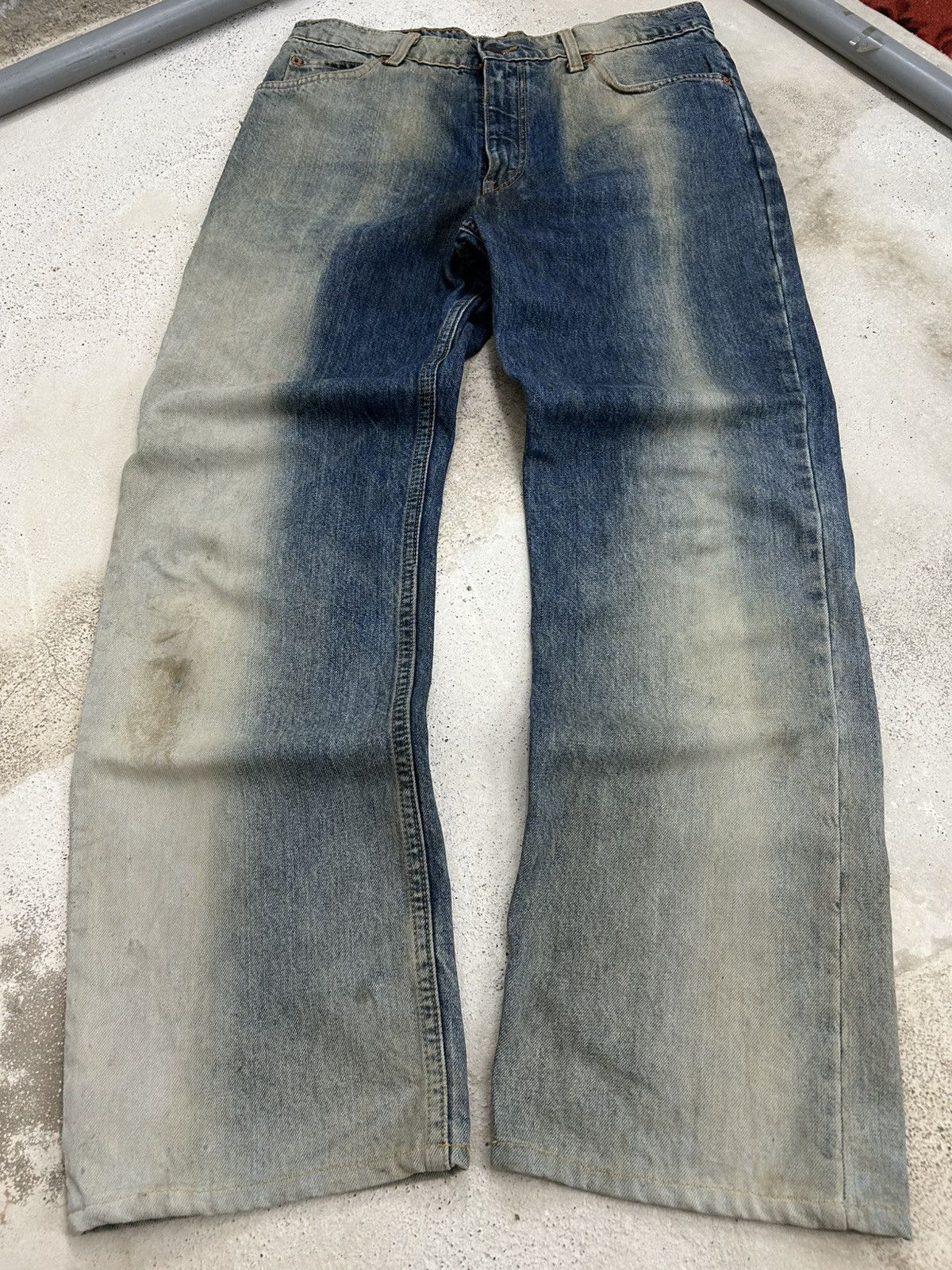 Levi's Vintage Levis 605 Orange Tab Acid Washed Baggy Size US 31 - 1 Thumbnail