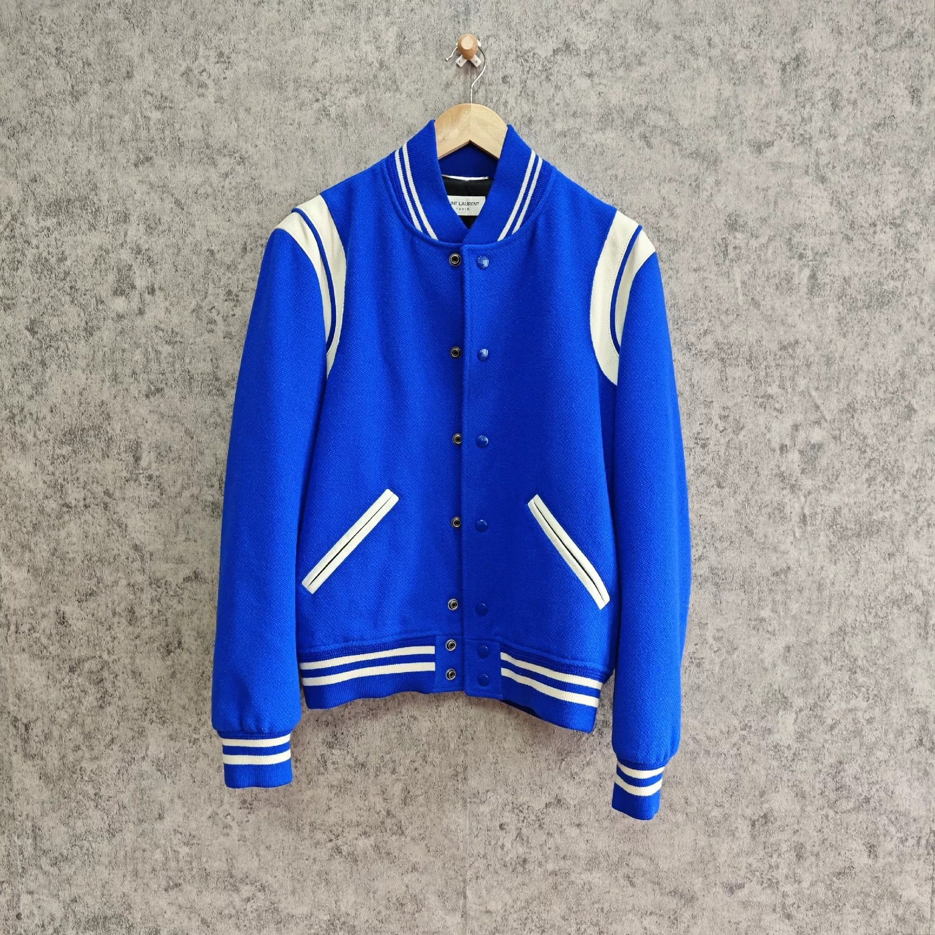 Saint Laurent Paris Saint Laurent Paris Blue Light Jacket s Men Size US S / EU 44-46 / 1 - 1 Thumbnail