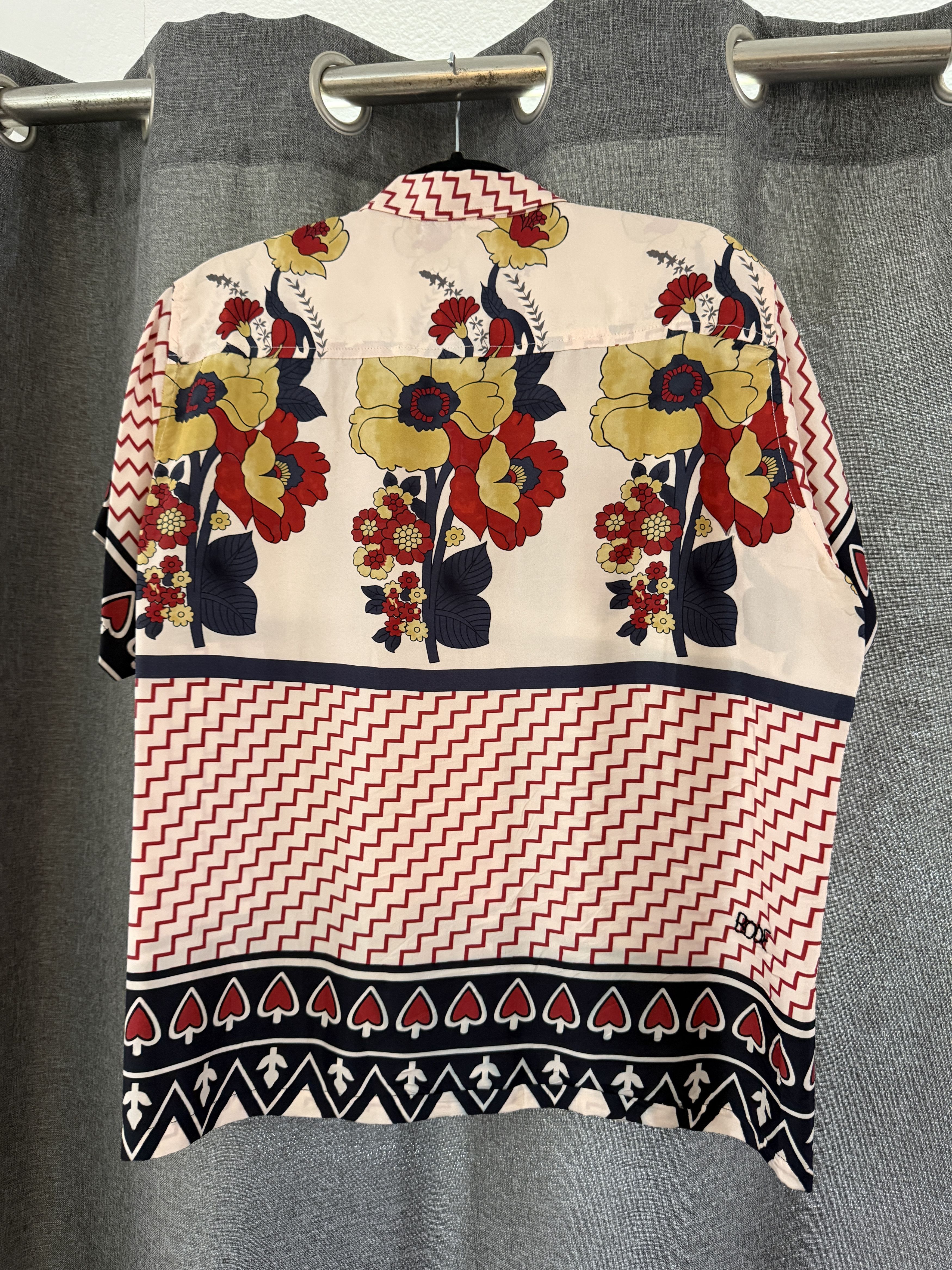 Bode BODE ZIGGY BLOOM SILK SHIRT Size US M / EU 48-50 / 2 - 5 Thumbnail