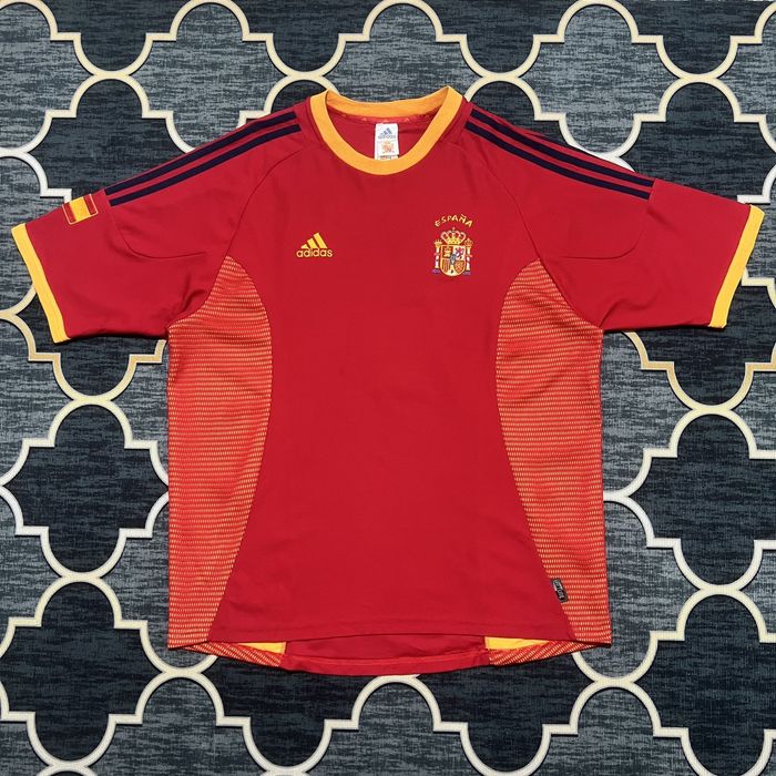 Adidas SPAIN WORLD CUP 2002 ICONIC RAUL 7 ADIDAS HOME JERSEY | Grailed