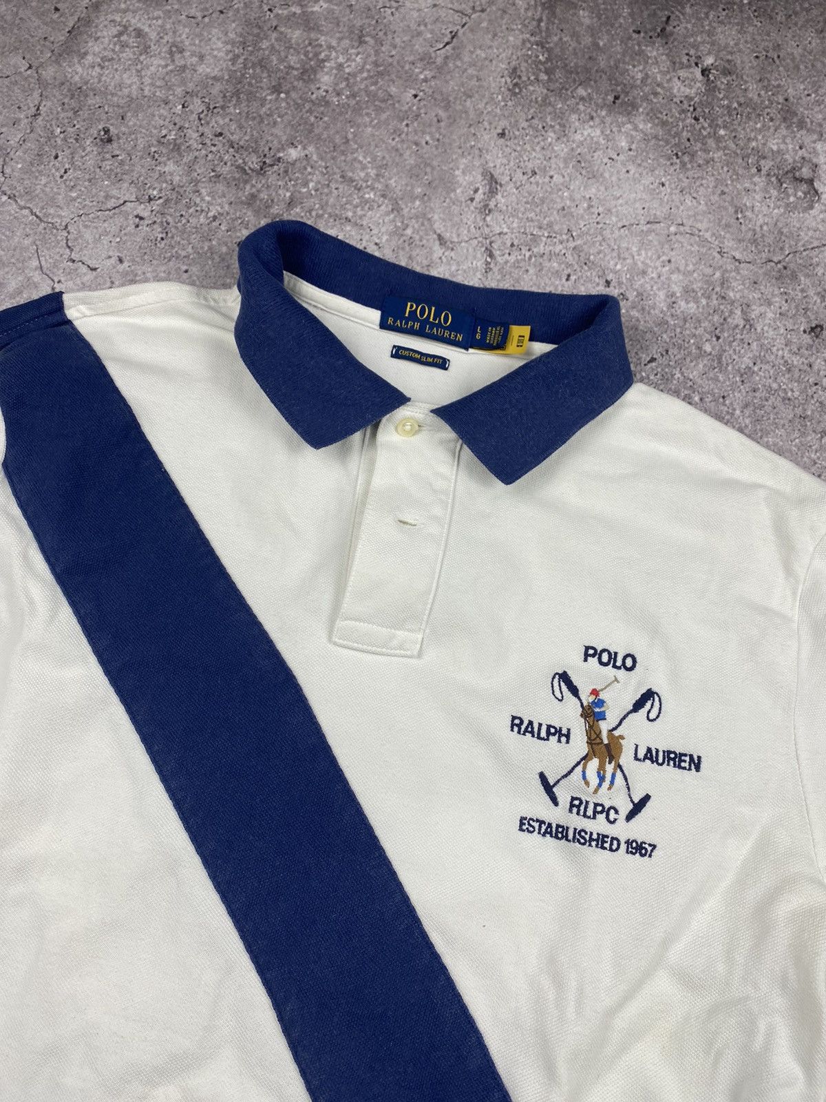 Polo Ralph Lauren × Vintage Vintage Y2K Polo Ralph Lauren #2 Chief Keef Royal Polo Size US L / EU 52-54 / 3 - 6 Thumbnail