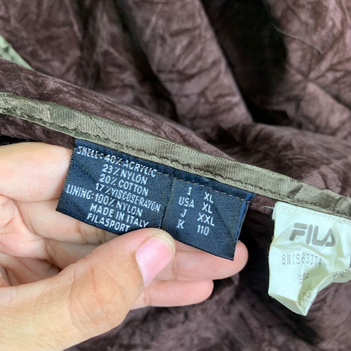 Fila FILA Line Made in Italy Coat Jacket #0027-C2 Size US XL / EU 56 / 4 - 20 Thumbnail