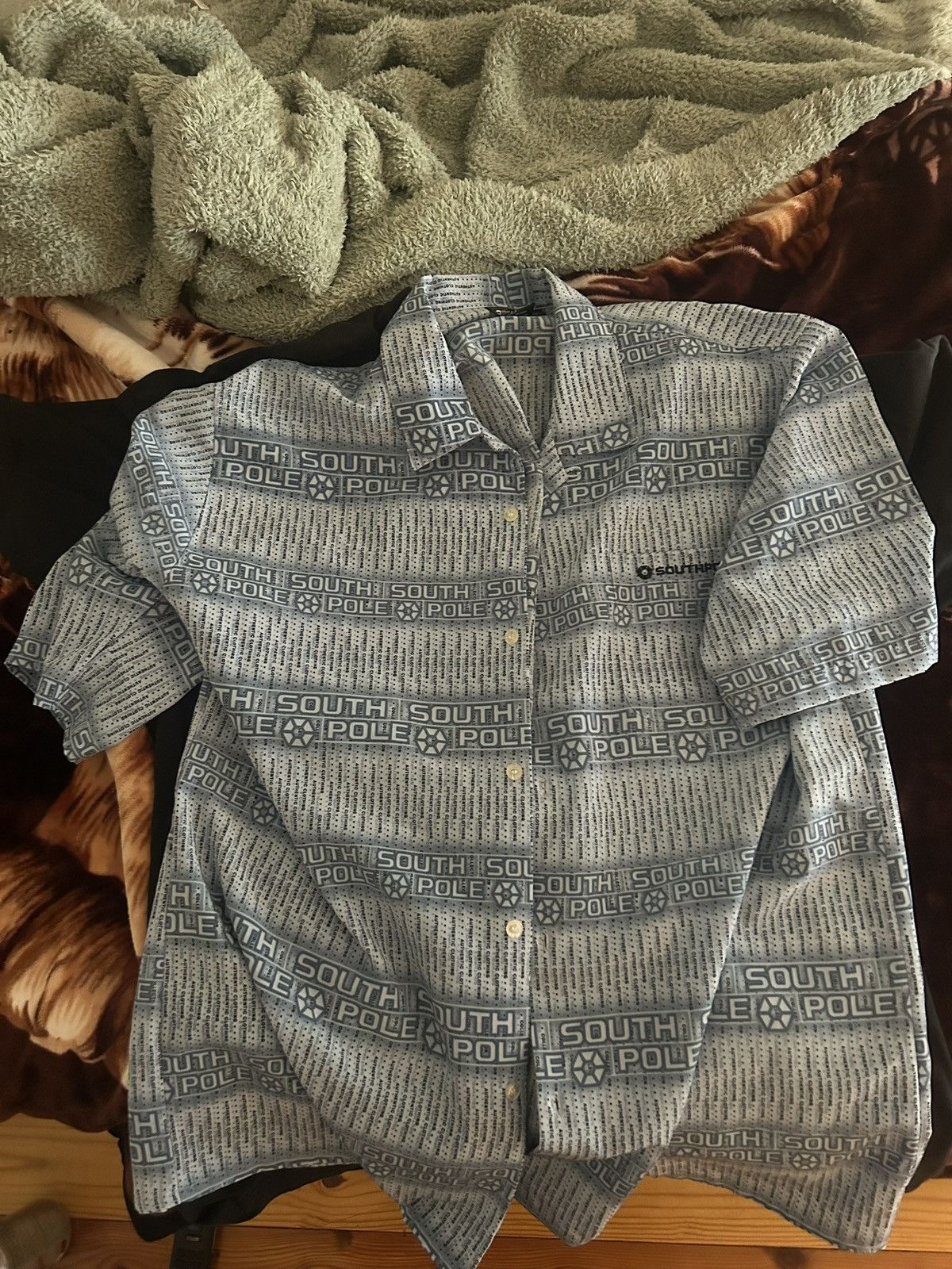 Southpole South Pole Button Up Size US XL / EU 56 / 4 - 1 Thumbnail