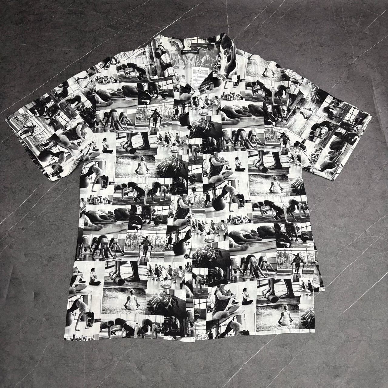 Balenciaga Balenciaga Short Sleeve Yoga Shirt Size US M / EU 48-50 / 2 - 1 Thumbnail