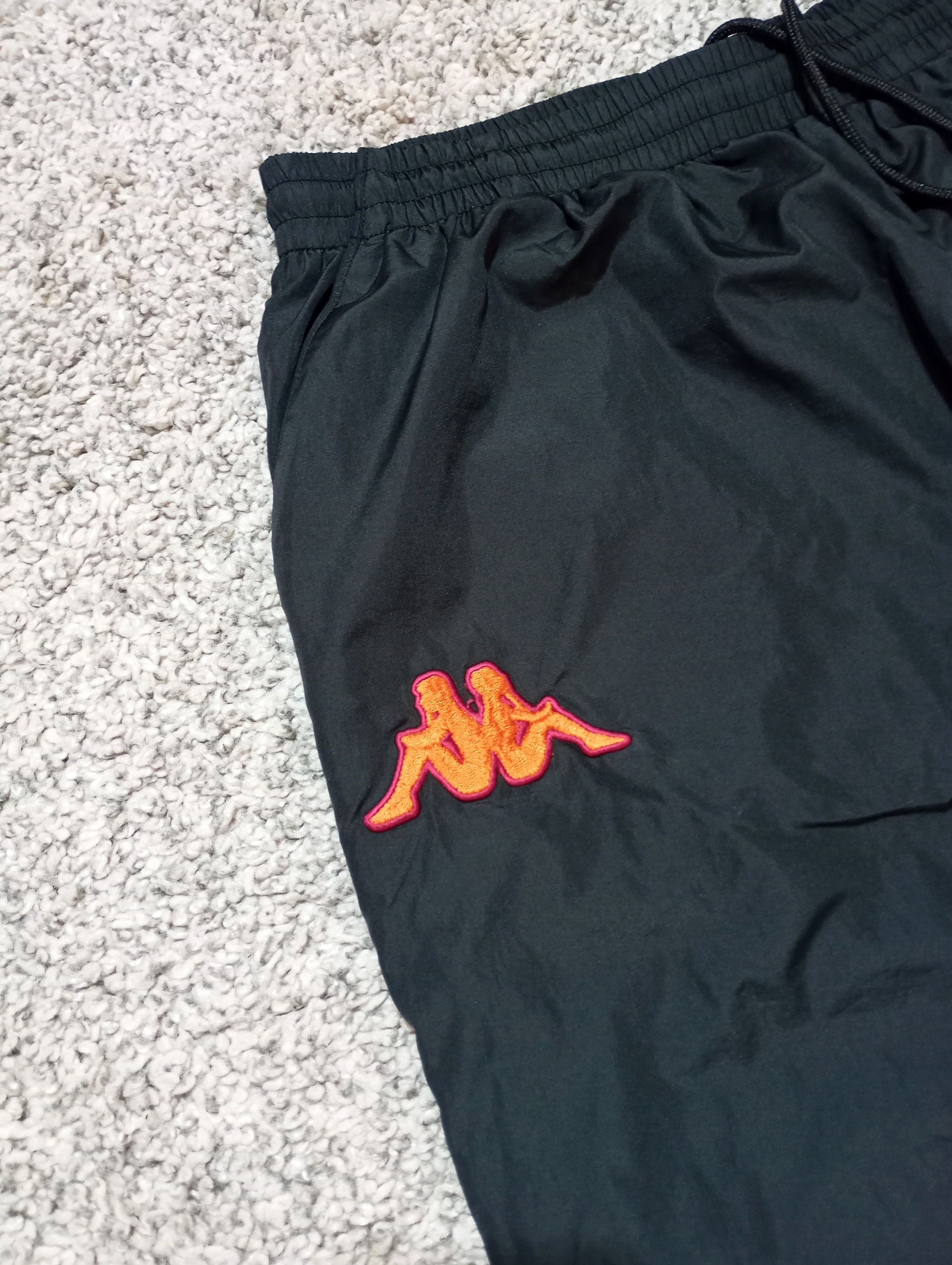 Kappa 🇮🇹 AS Roma Kappa Pants Windbreaker Style Logo Jogger XXL Size US 36 / EU 52 - 4 Thumbnail