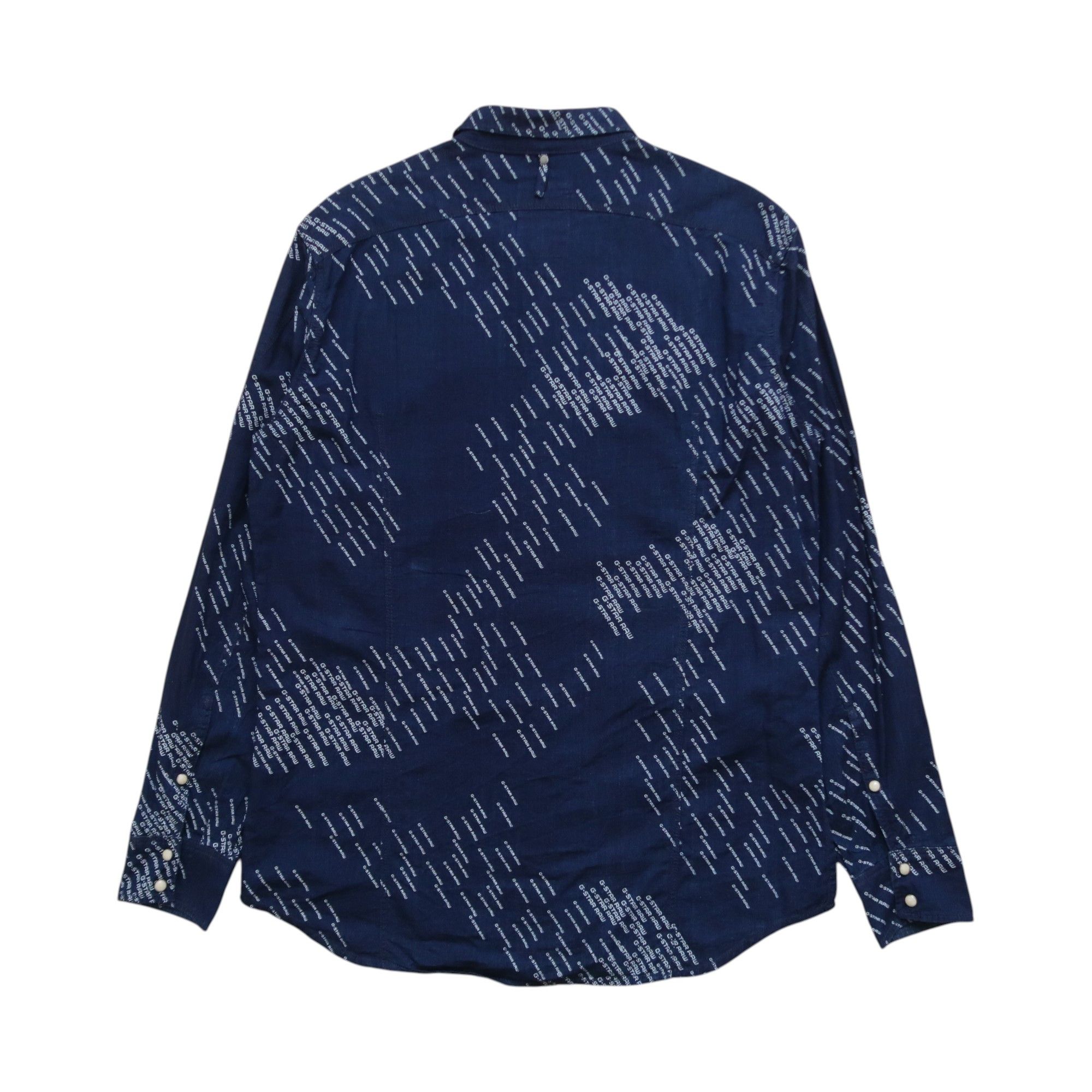 G-Star G-Star Raw Western Denim Shirt Psychedelic Art Size US XL / EU 56 / 4 - 2 Thumbnail
